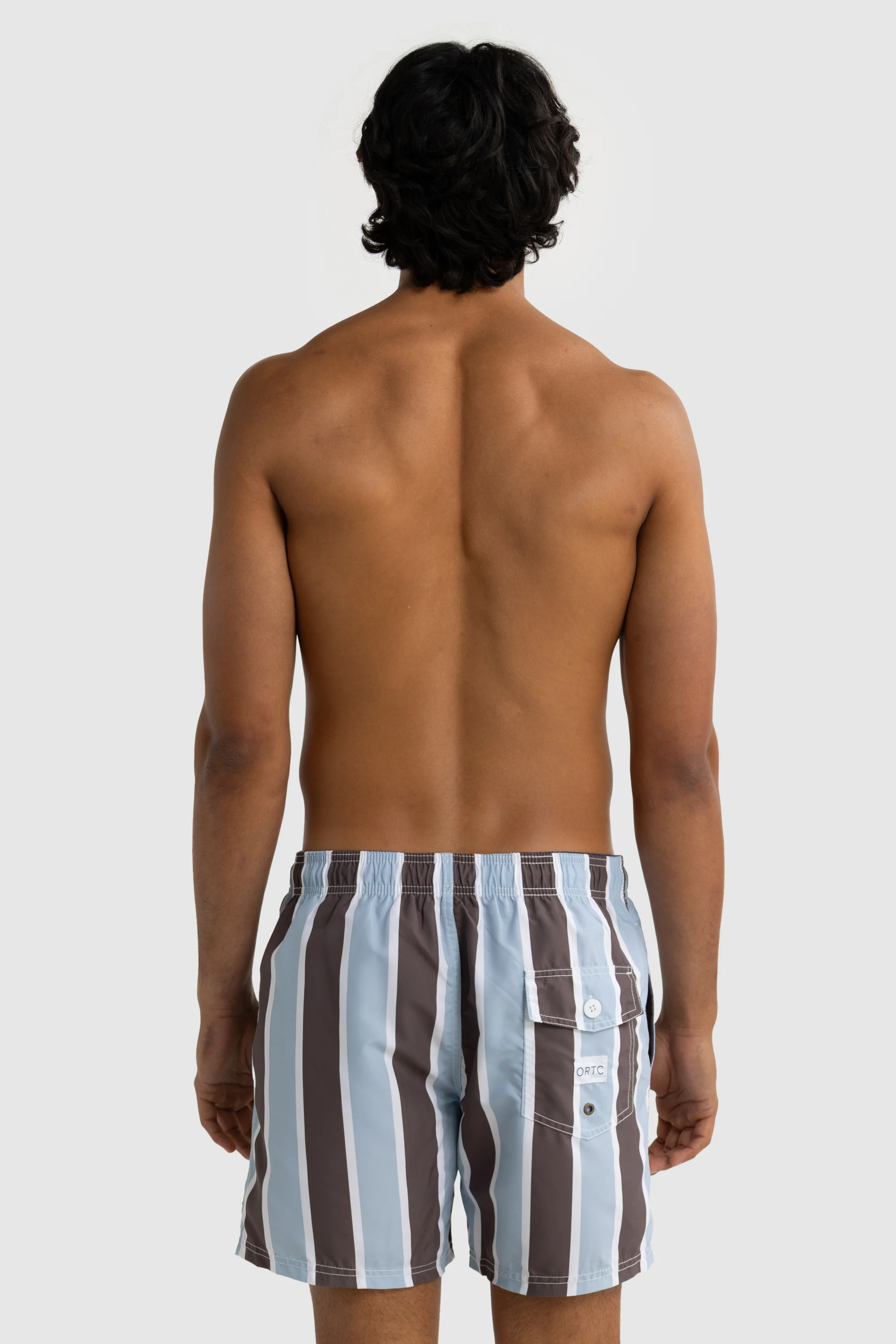 Hamelin Stripe Swim Shorts Bark - Image 6