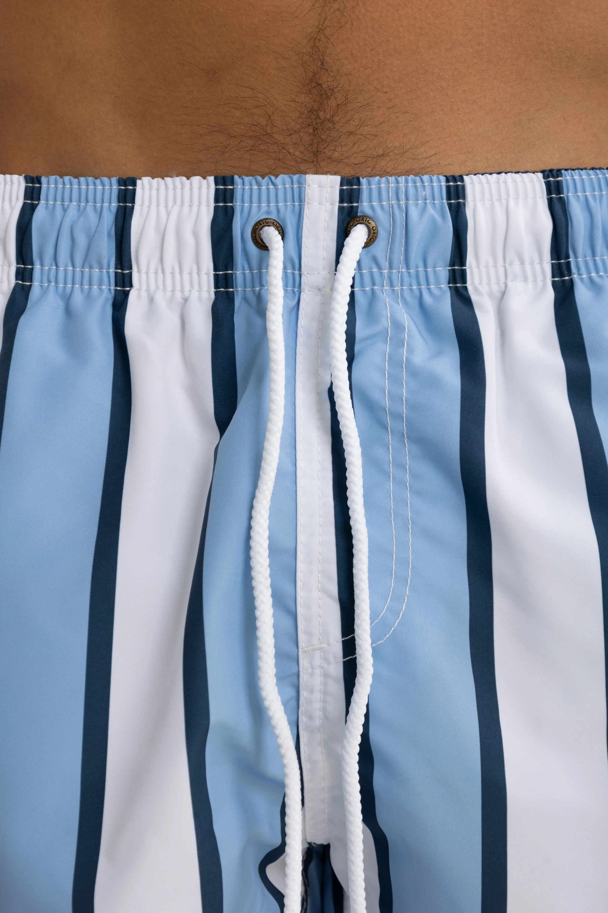 Hamelin Stripe Swim Shorts Blue - Image 3