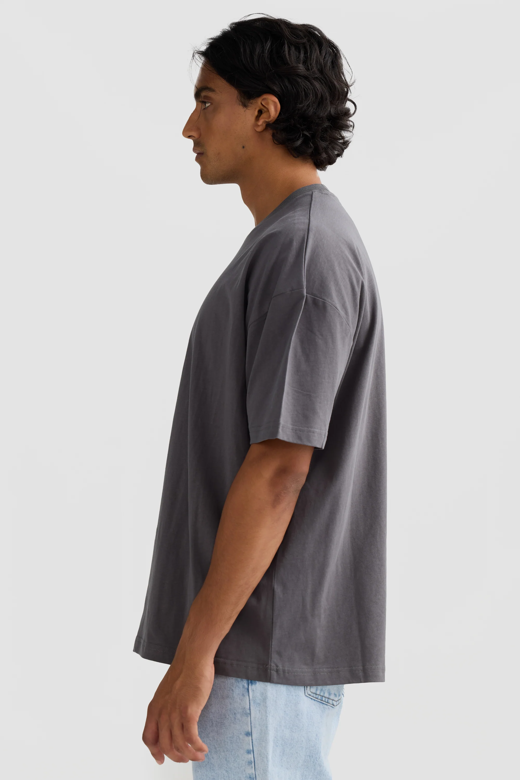 Henderson Box Fit T Shirt Charcoal - Image 4