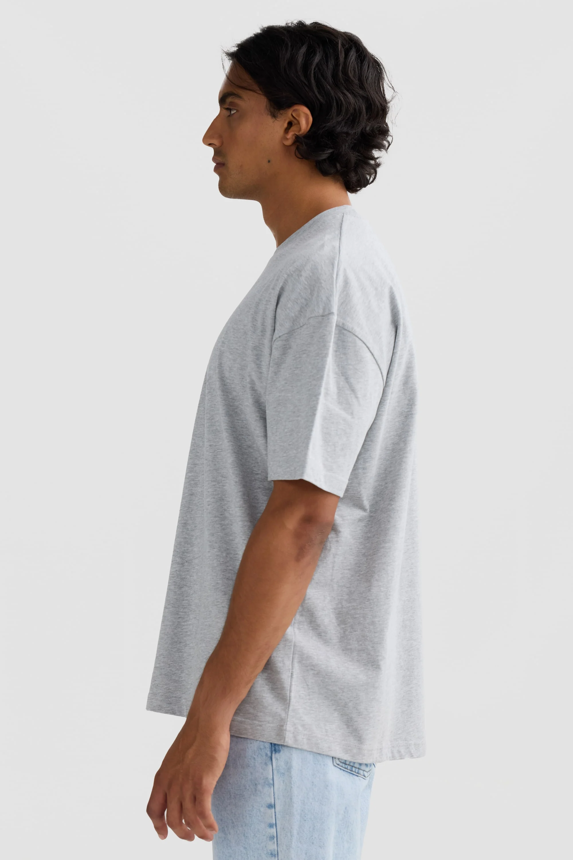 Henderson Box Fit T Shirt Grey - Image 4