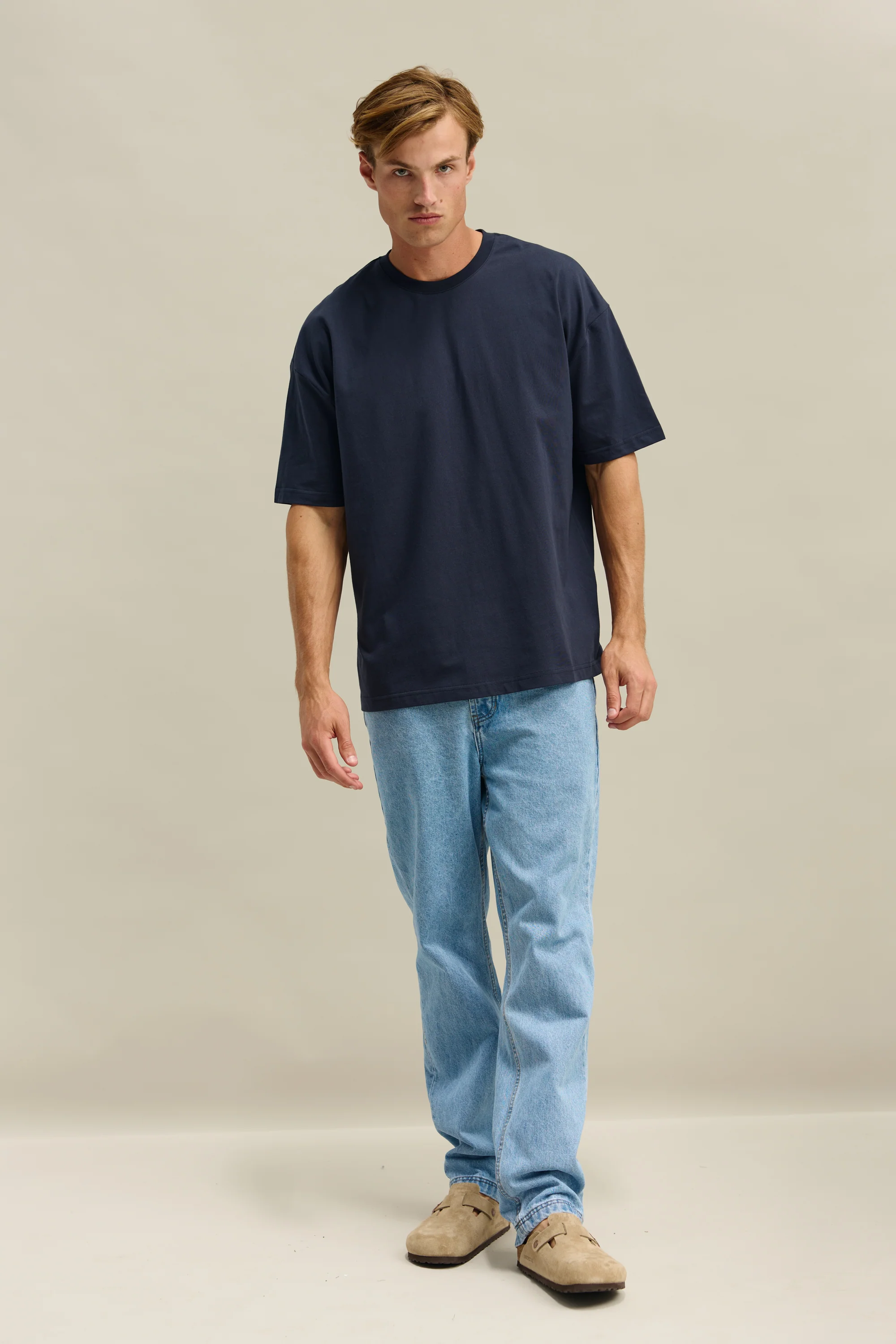 Henderson Box Fit T Shirt Navy - Image 2