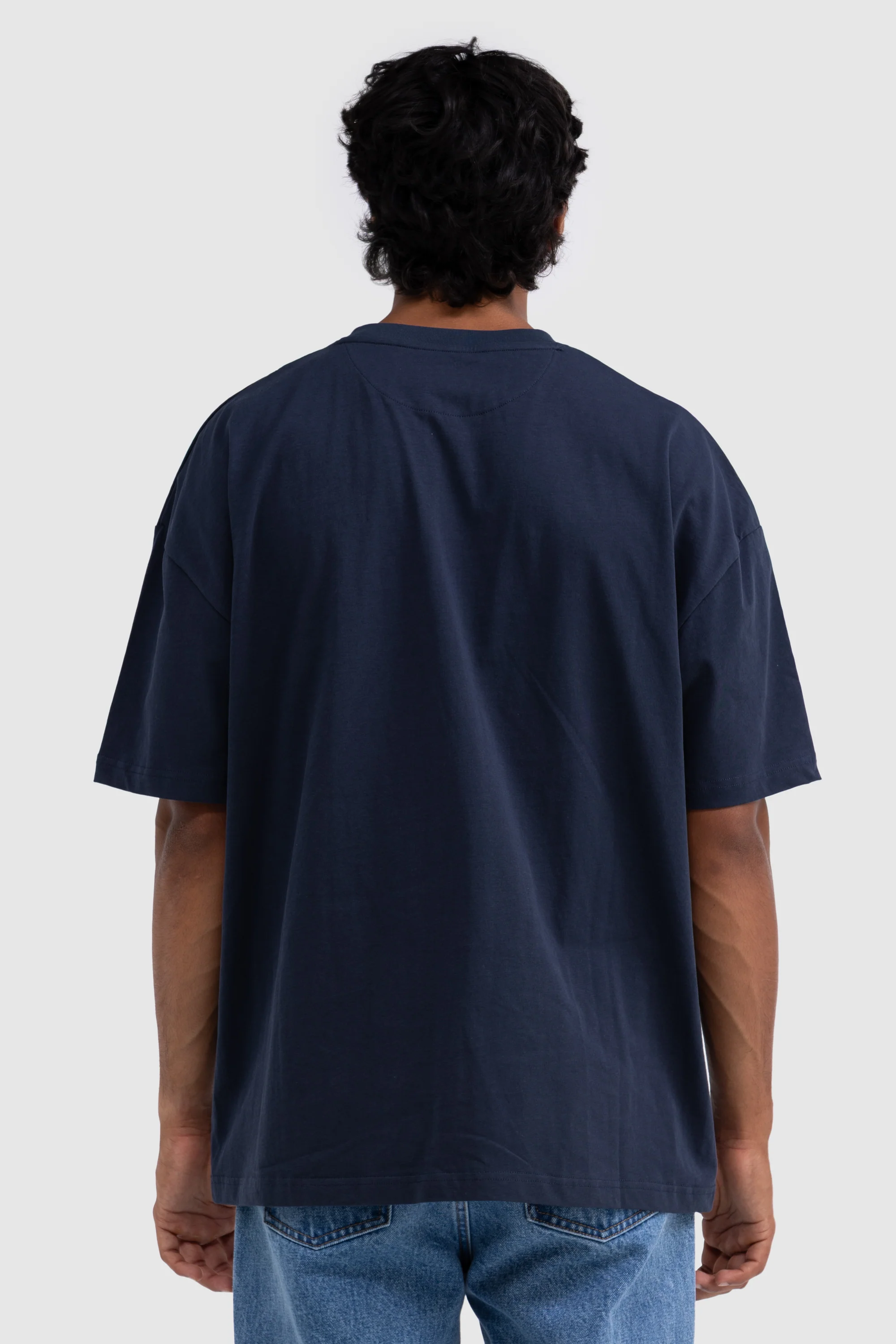 Henderson Box Fit T Shirt Navy - Image 5