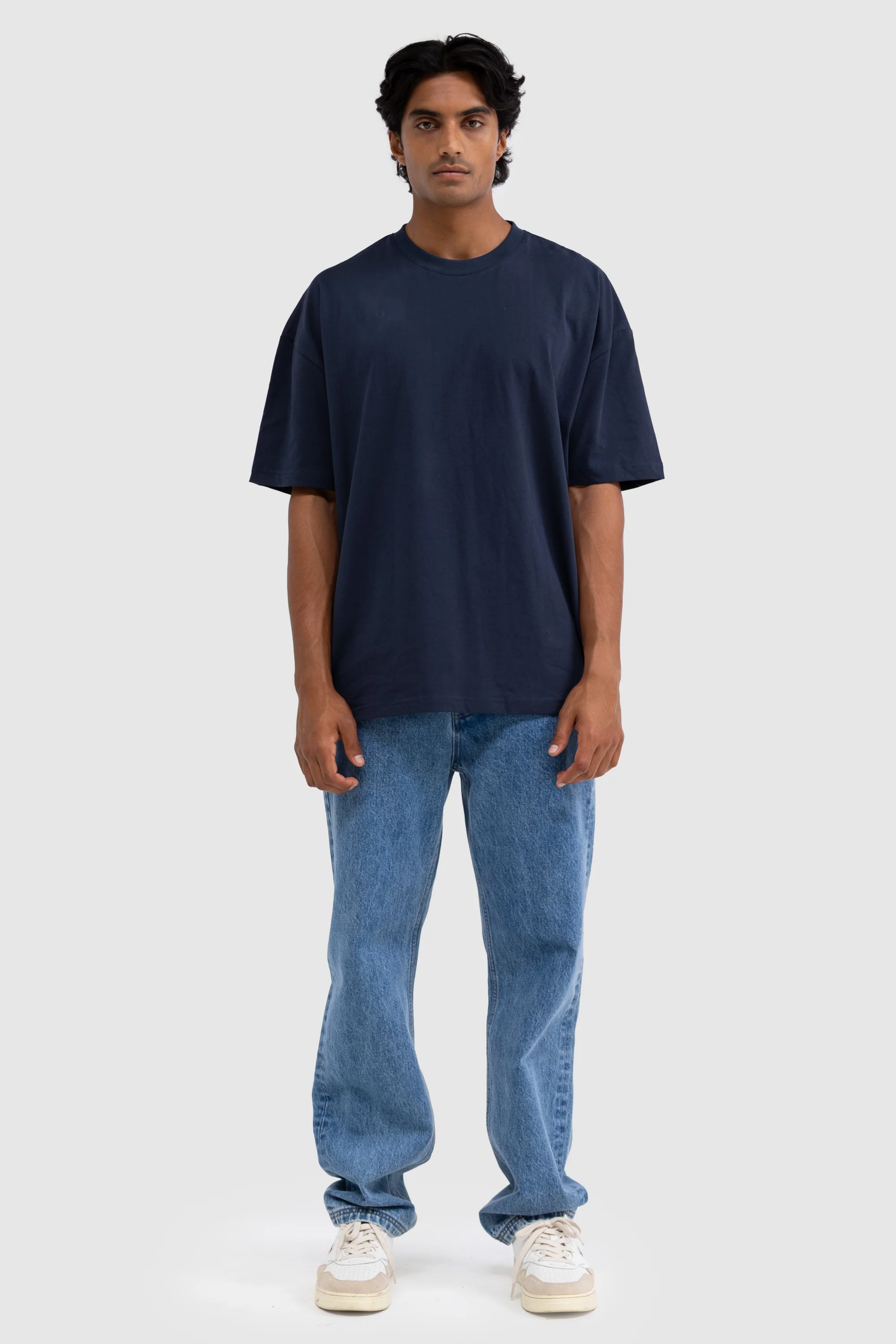 Henderson Box Fit T Shirt Navy - Image 6