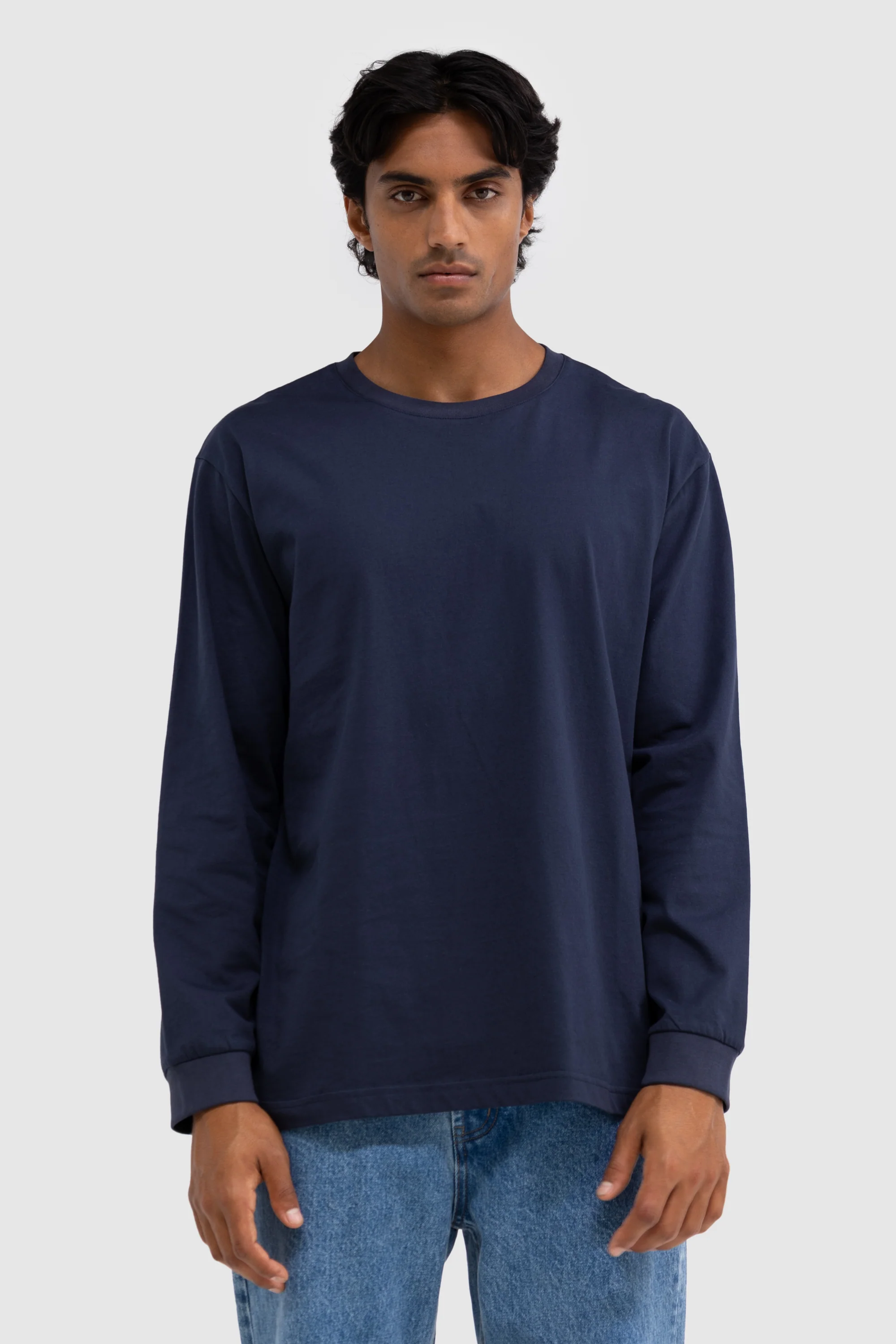 Henderson Long Sleeve T Shirt Navy