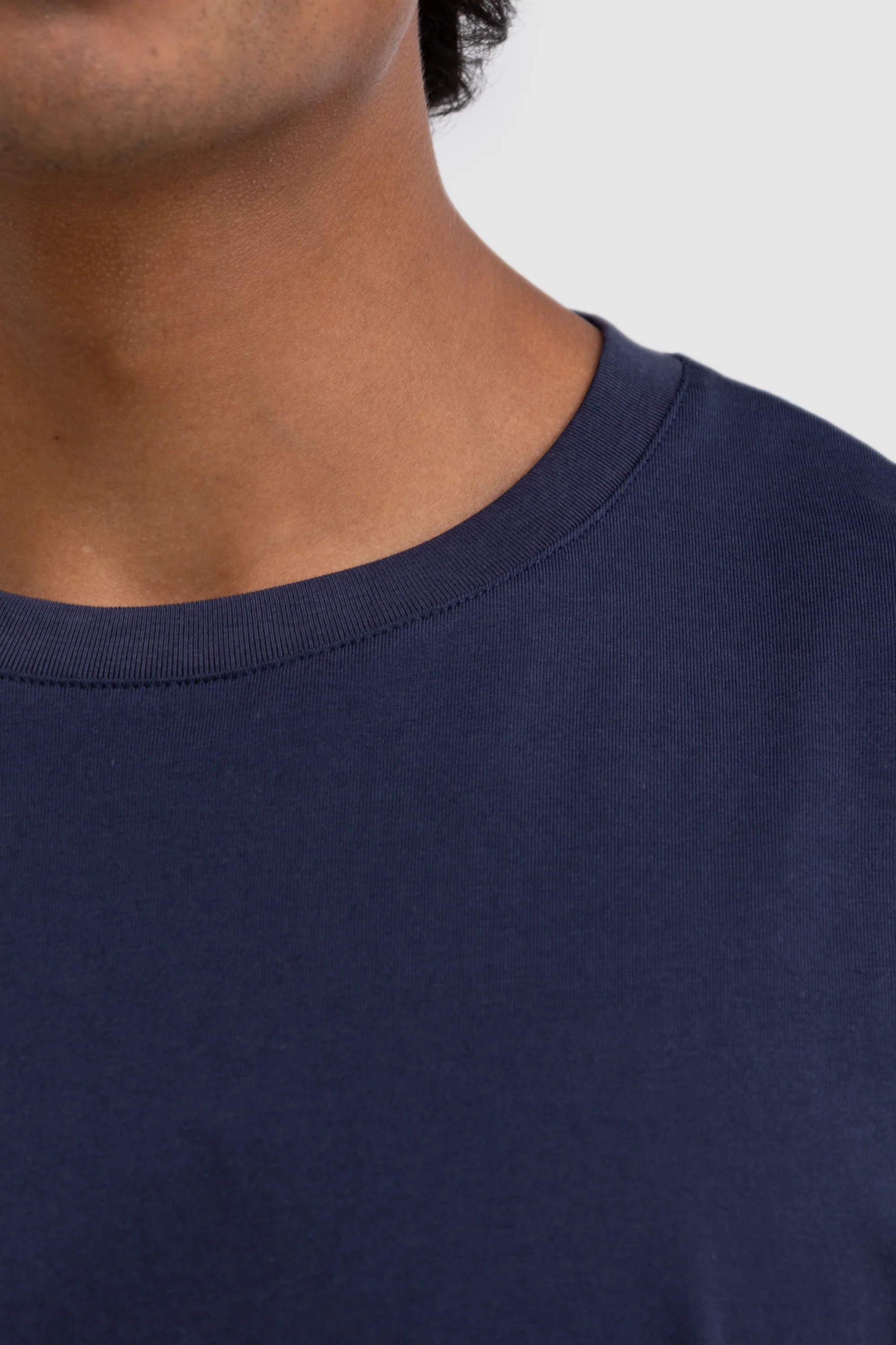 Henderson Long Sleeve T Shirt Navy - Image 3