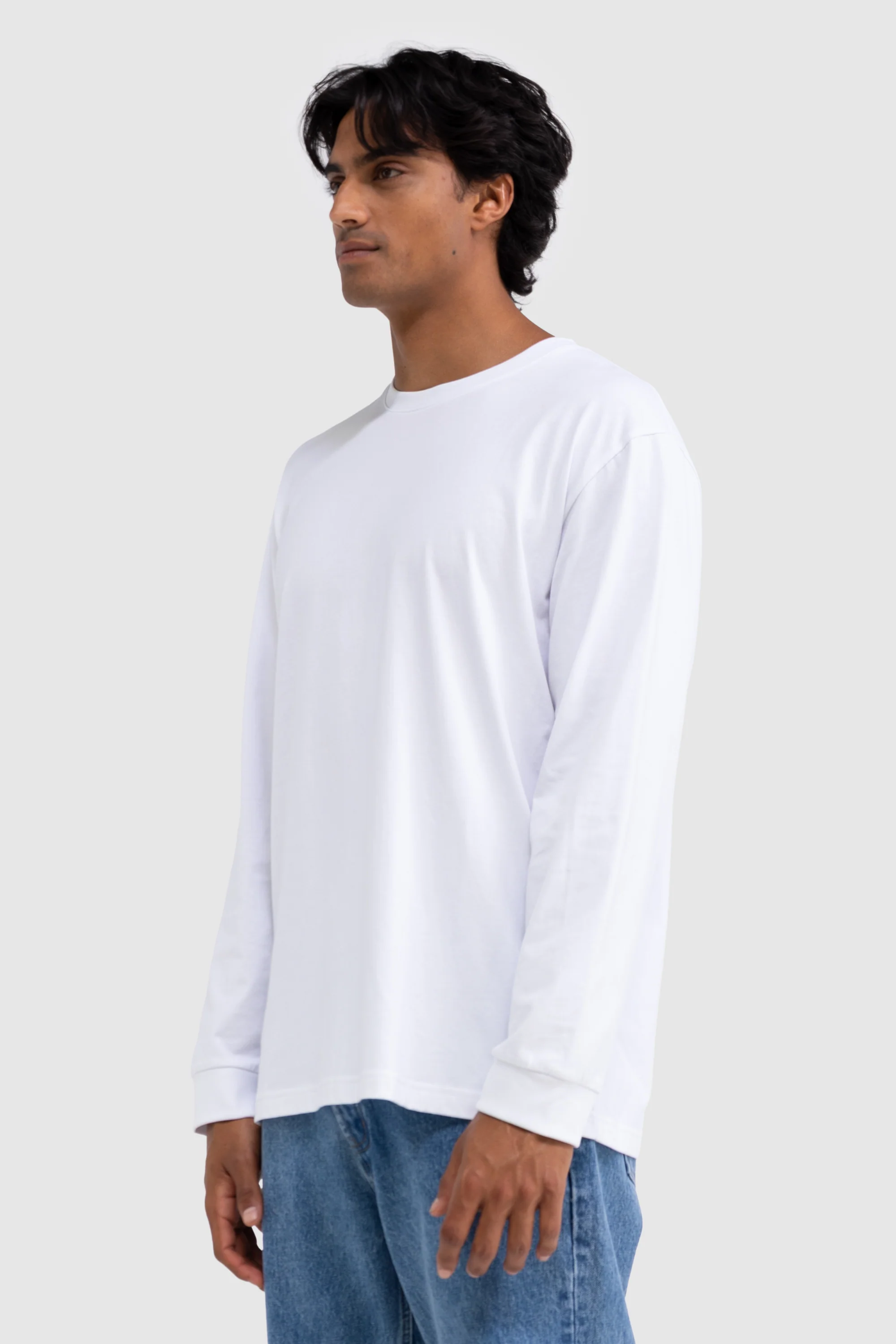 Henderson Long Sleeve T Shirt White - Image 3