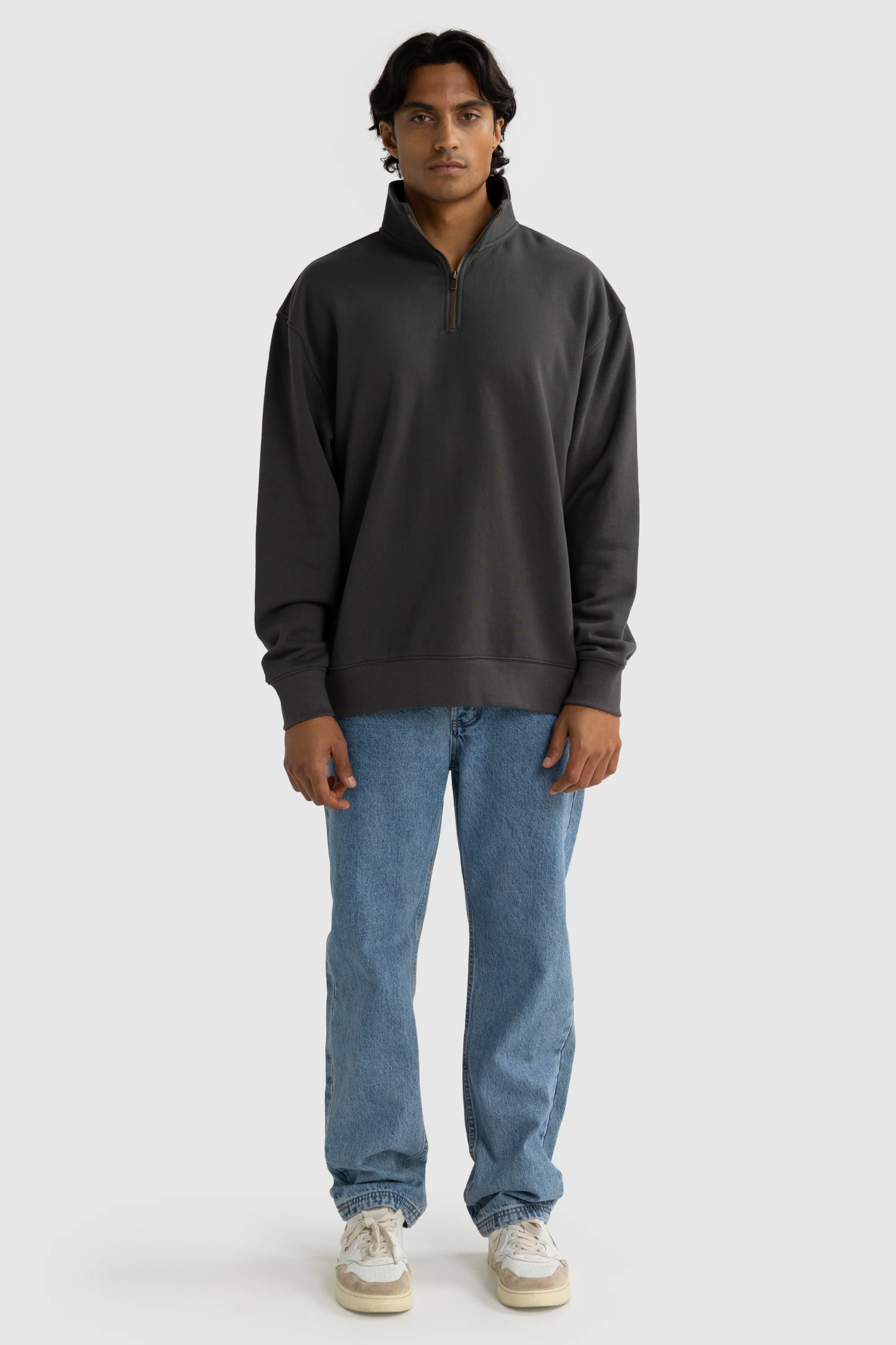 Henderson Quarter Zip Charcoal - Image 6