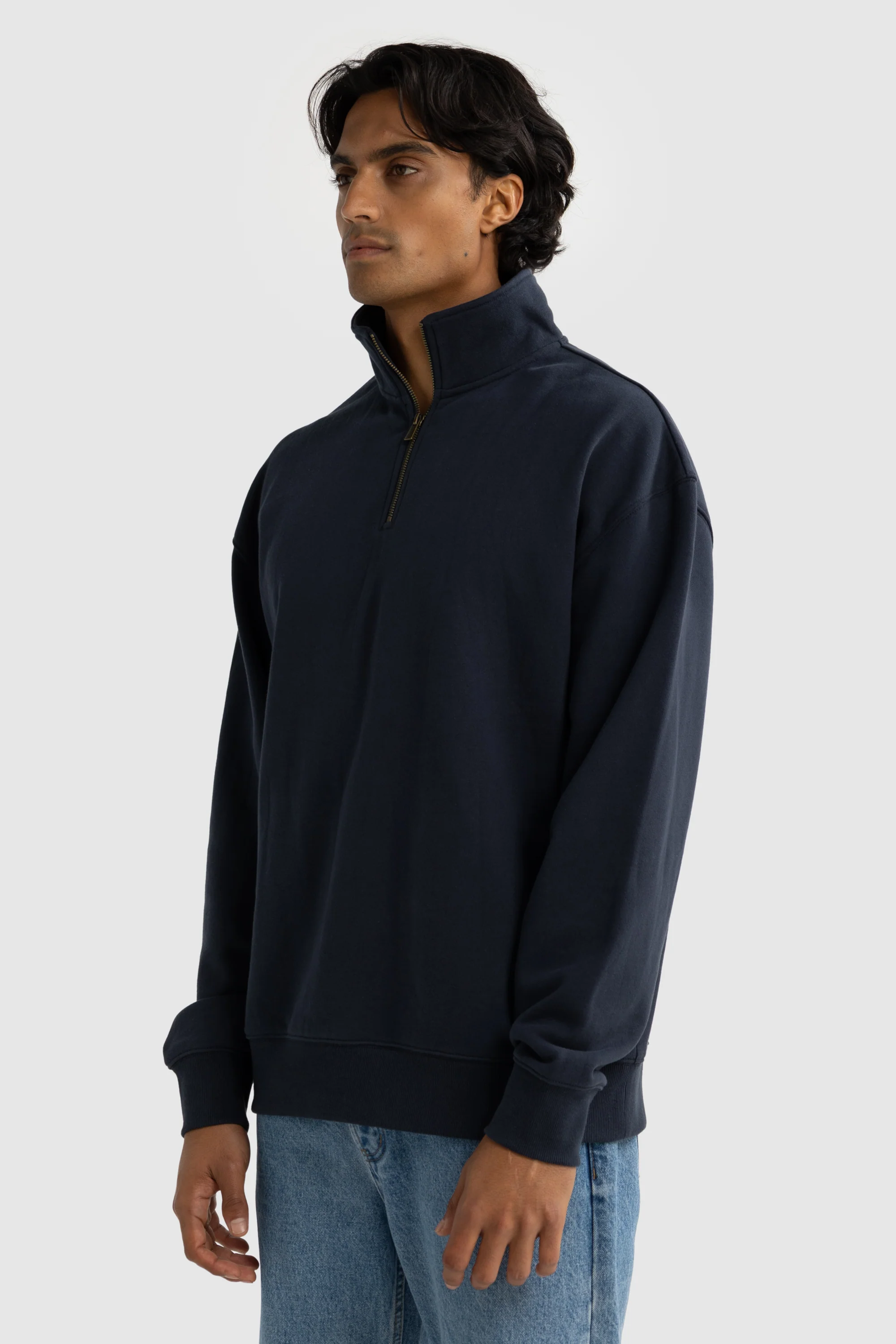 Henderson Quarter Zip Navy - Image 2