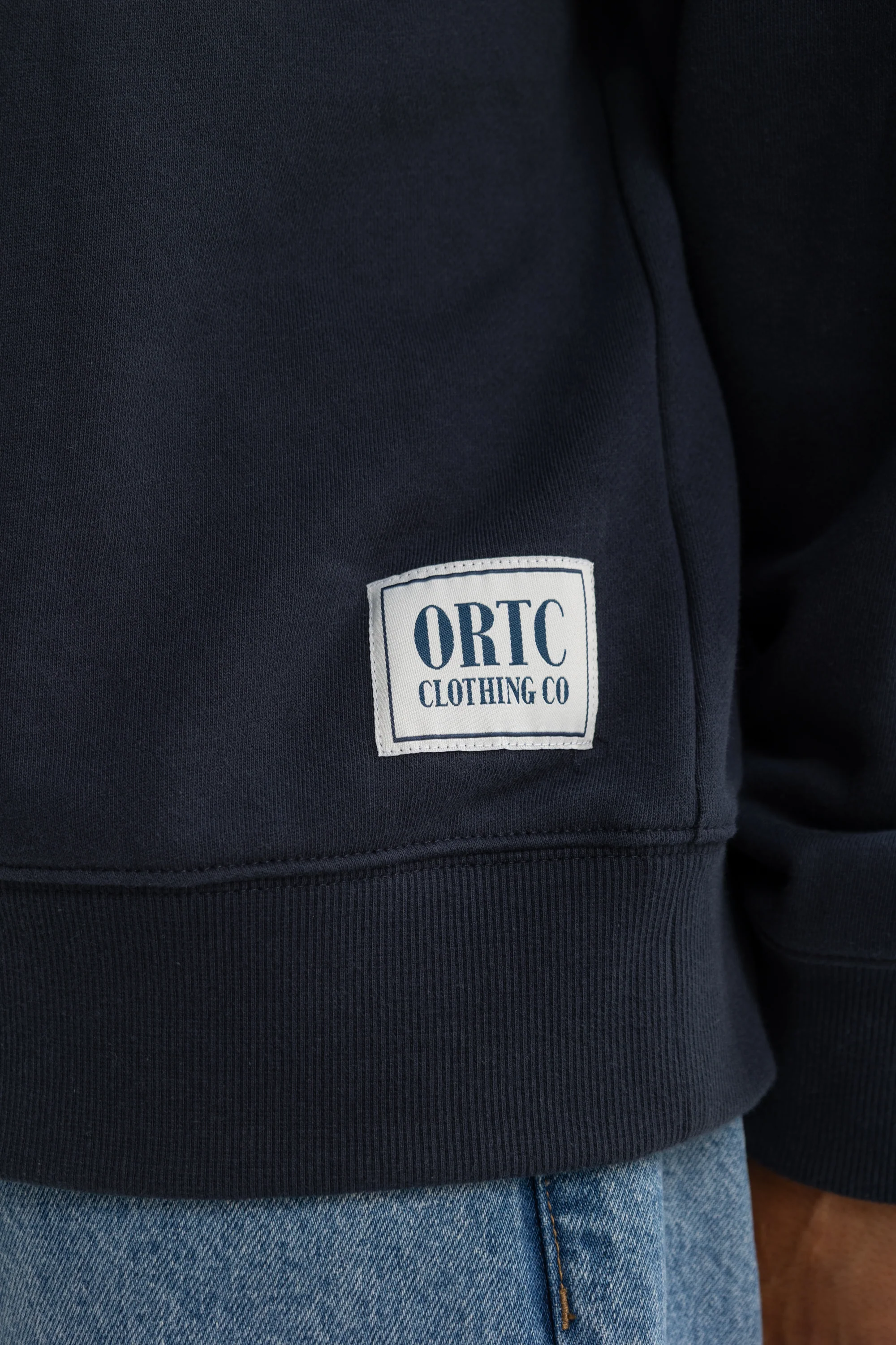 Henderson Quarter Zip Navy - Image 4