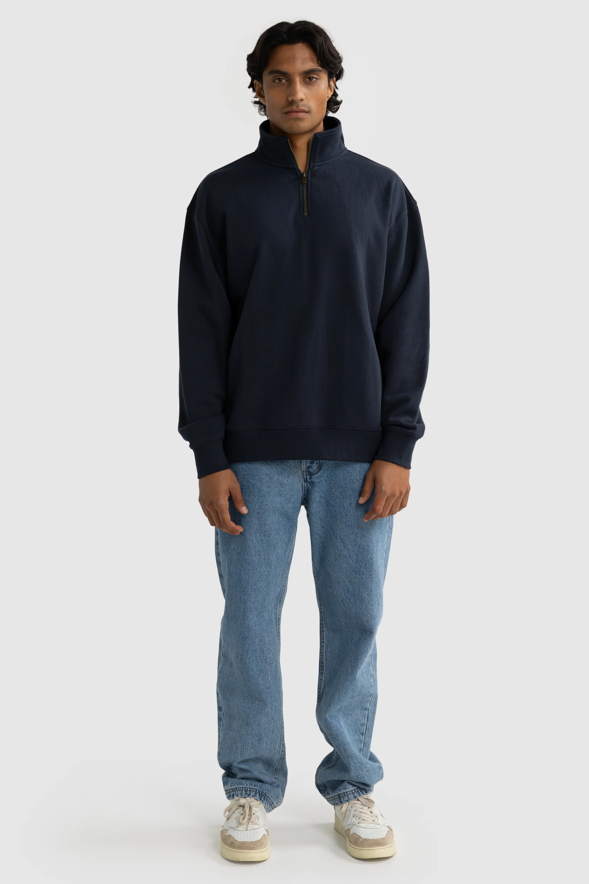 Henderson Quarter Zip Navy - Image 6