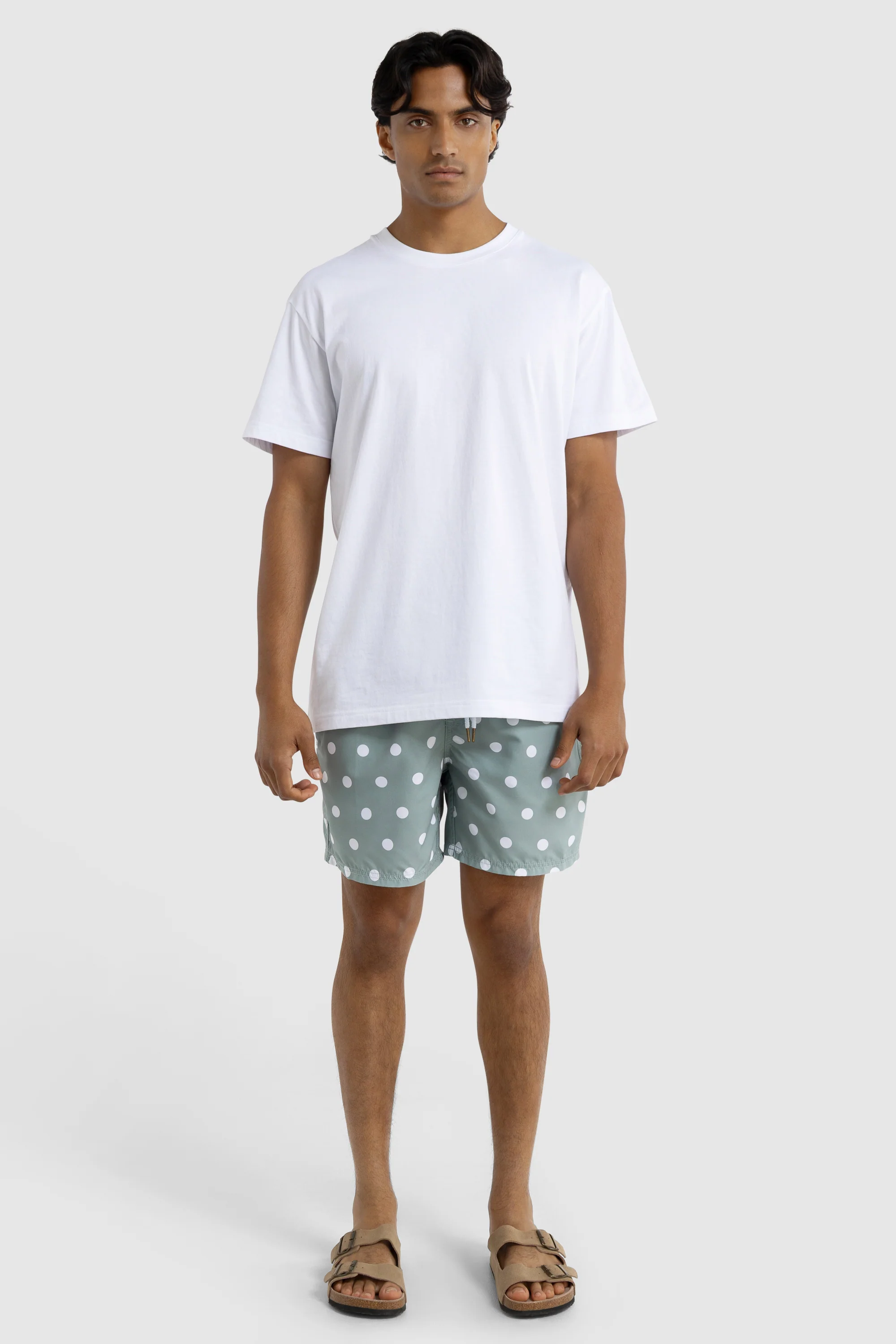 Henley Sage Swim Shorts - Image 8