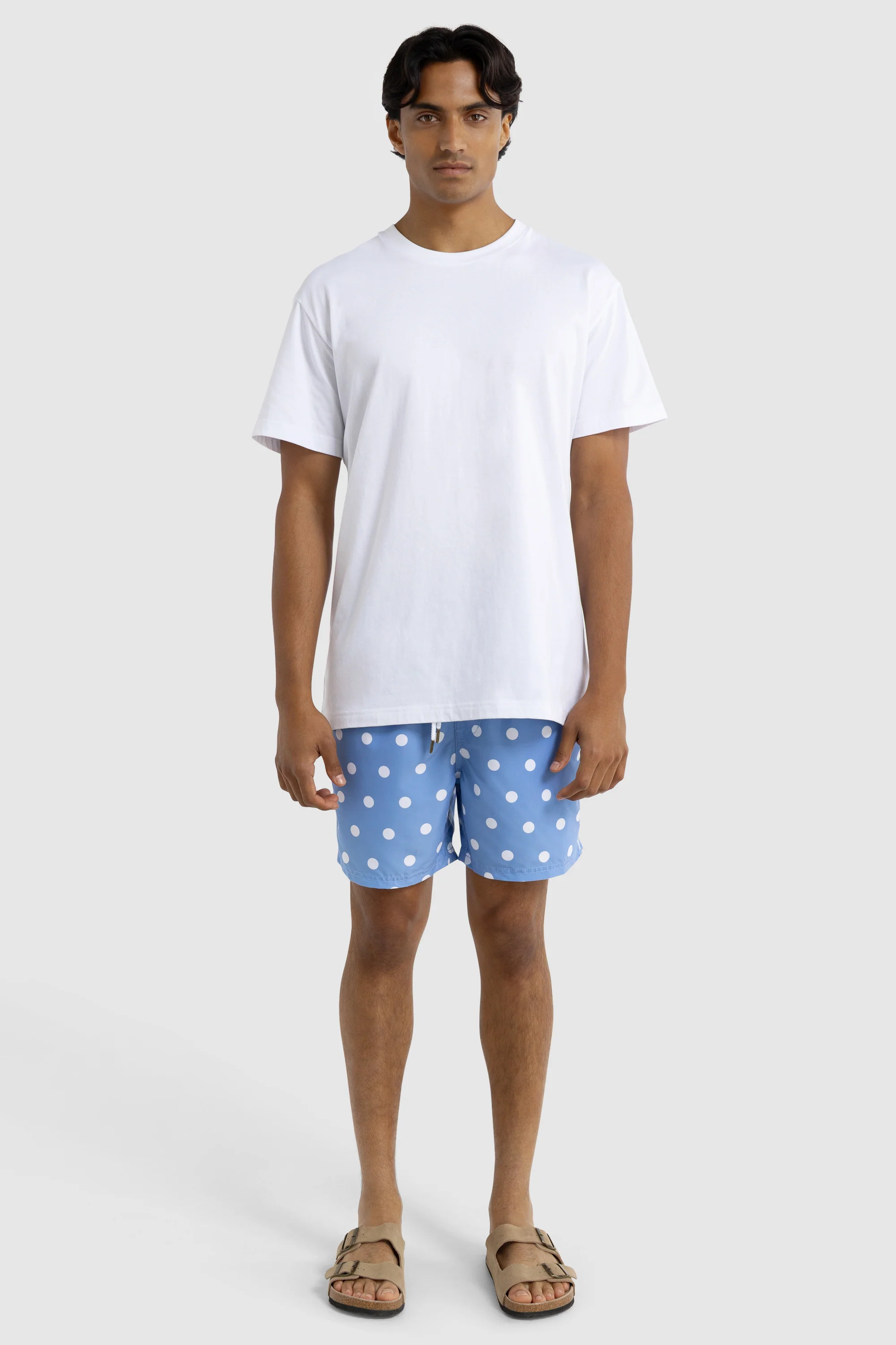 Henley Swim Shorts Ocean Blue - Image 3