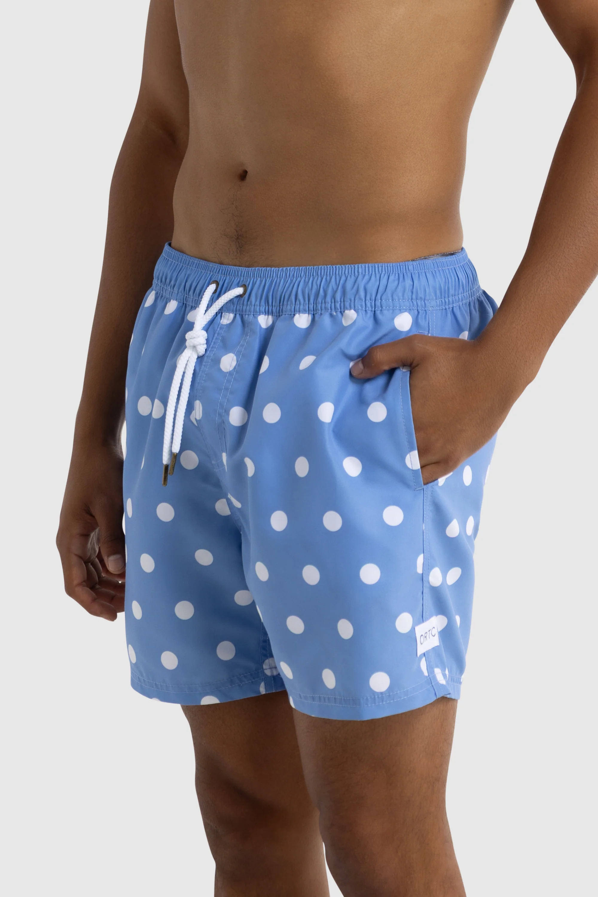 Henley Swim Shorts Ocean Blue - Image 6