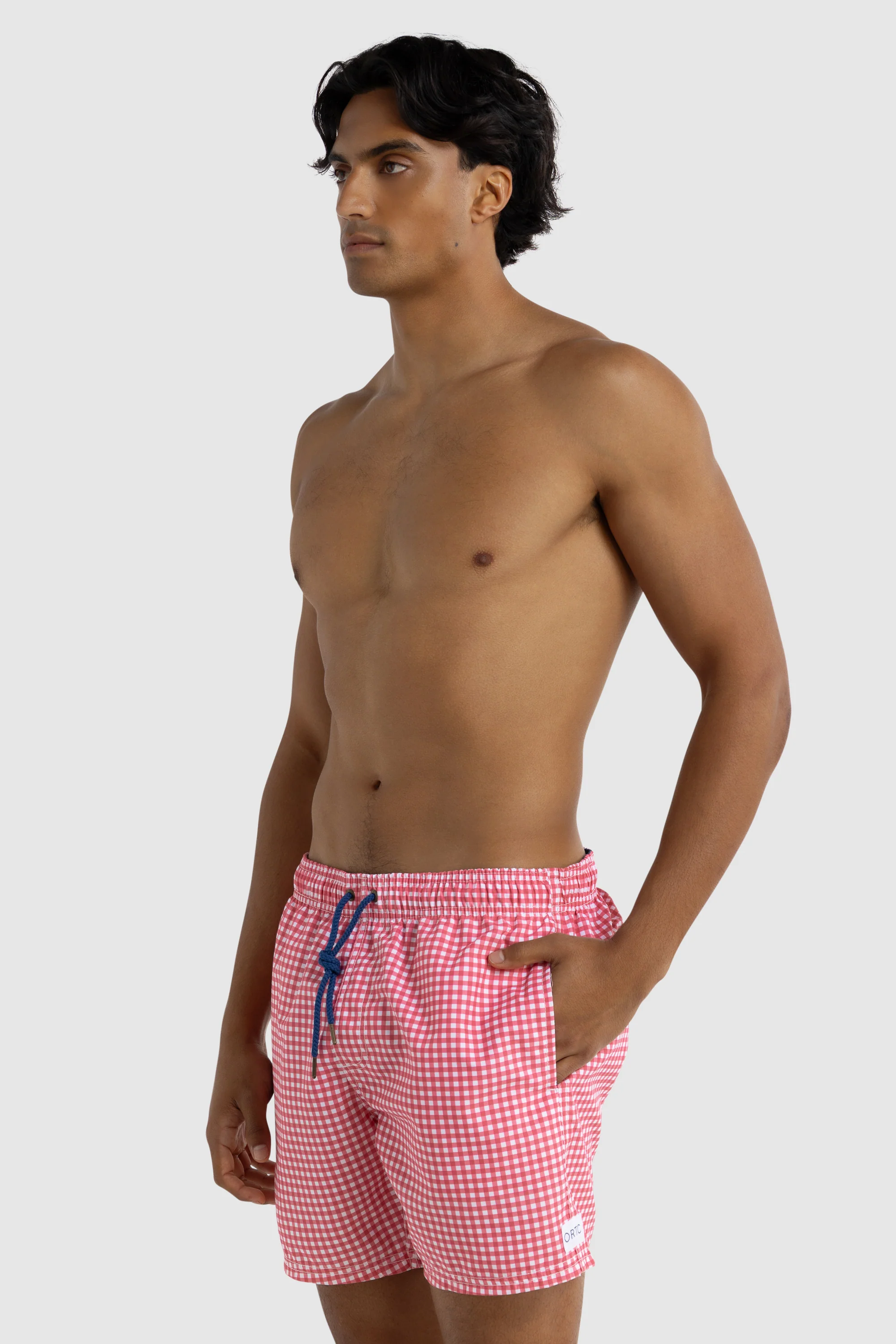 Horrocks Red Swim Shorts - Image 2