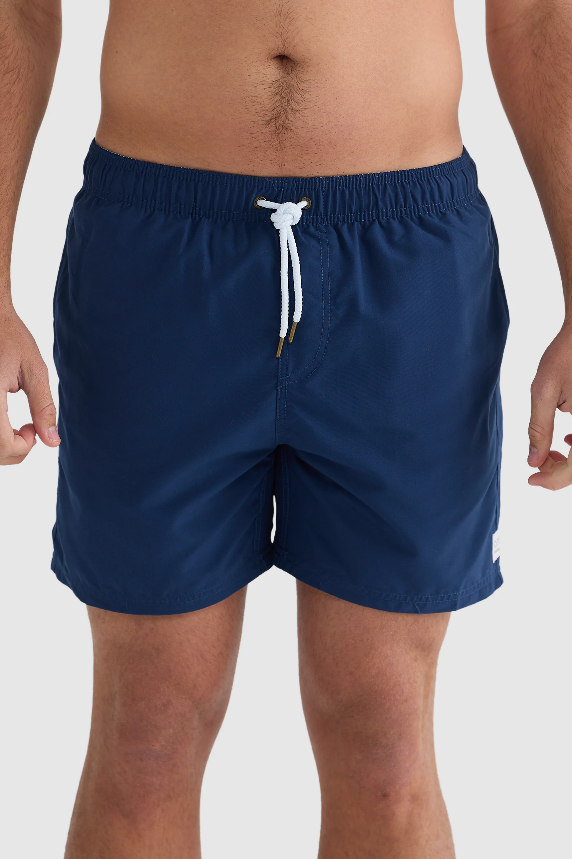 Hyams Navy Swim Shorts - Image 2