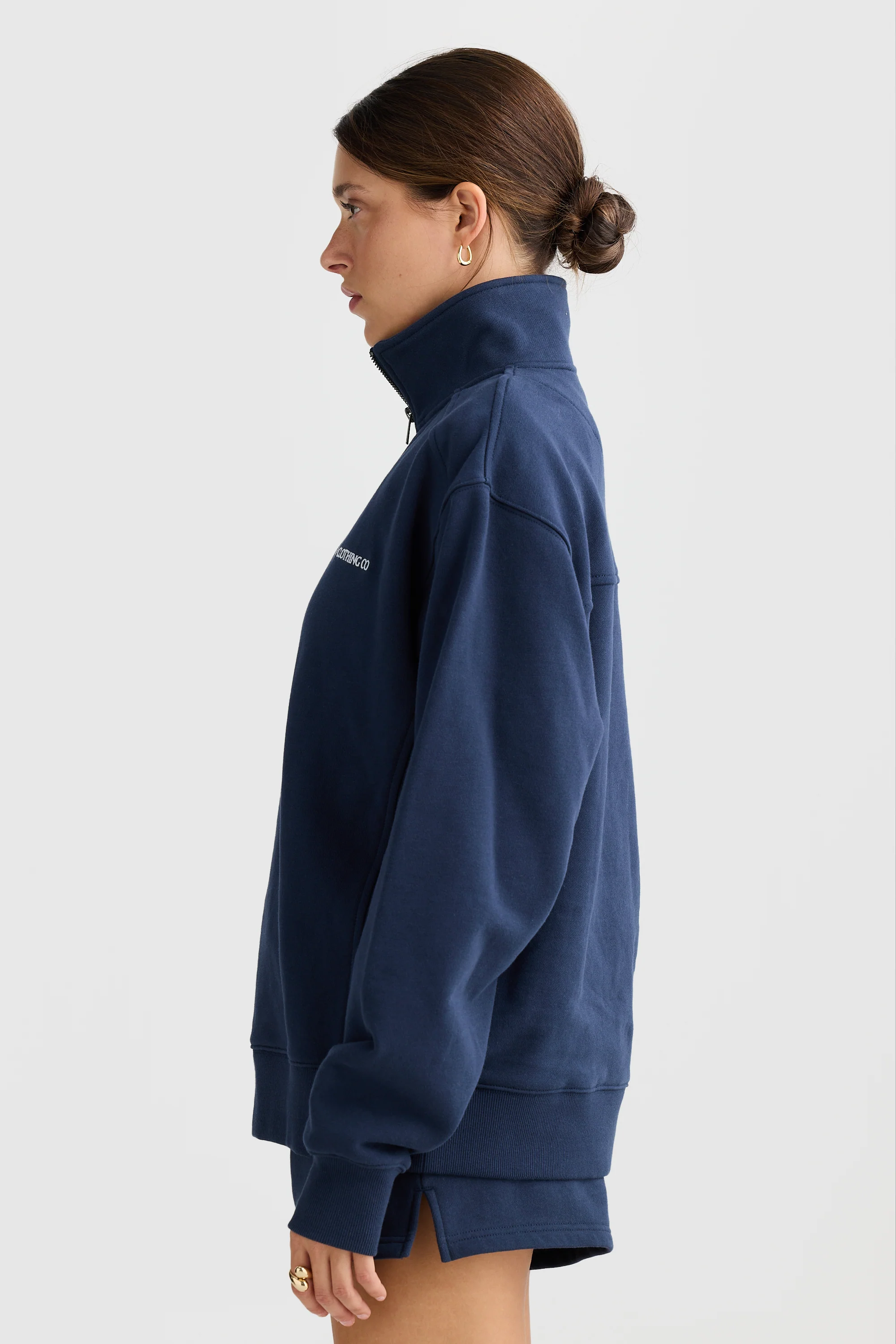 Lena Quarter Zip Navy - Image 3