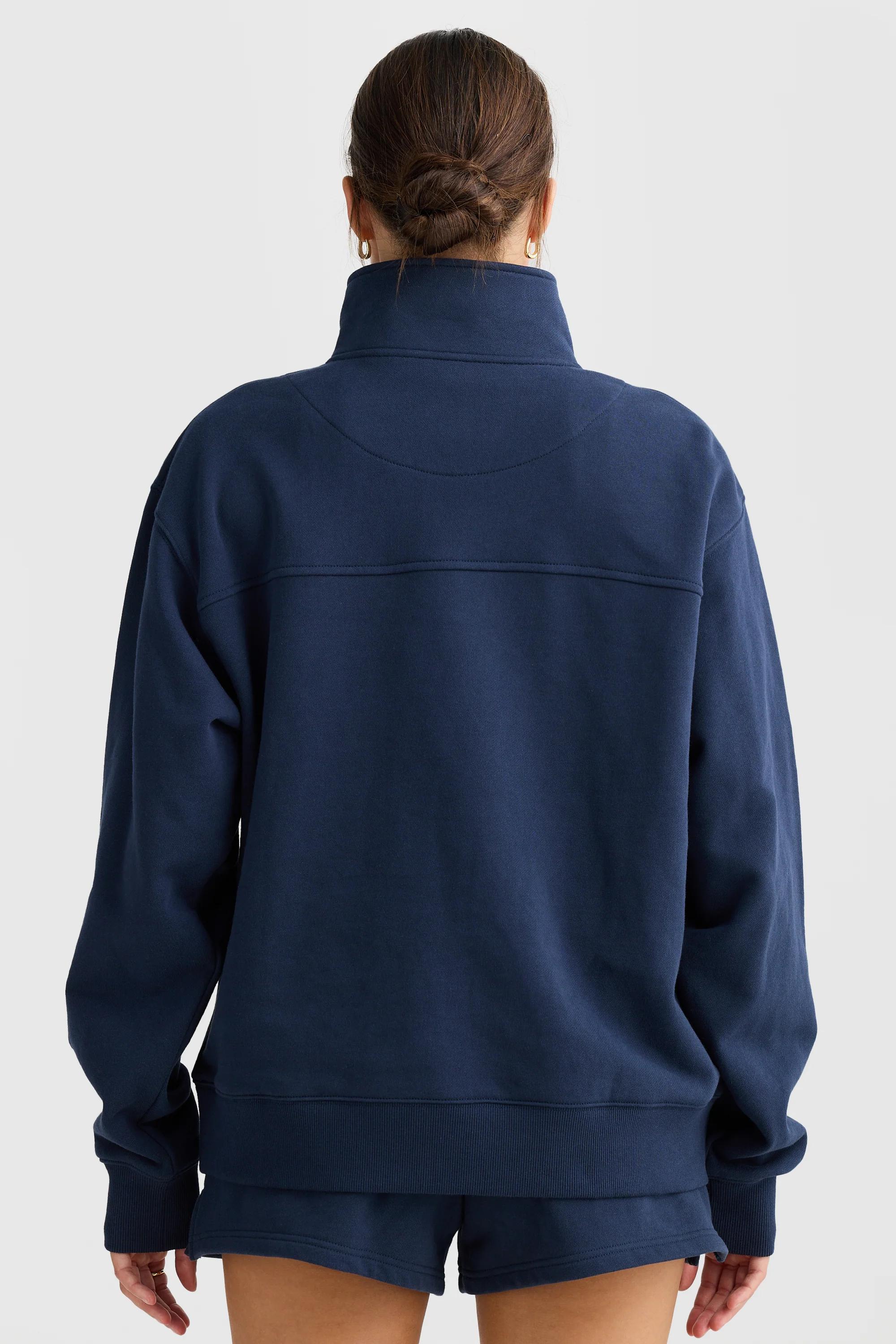 Lena Quarter Zip Navy - Image 4