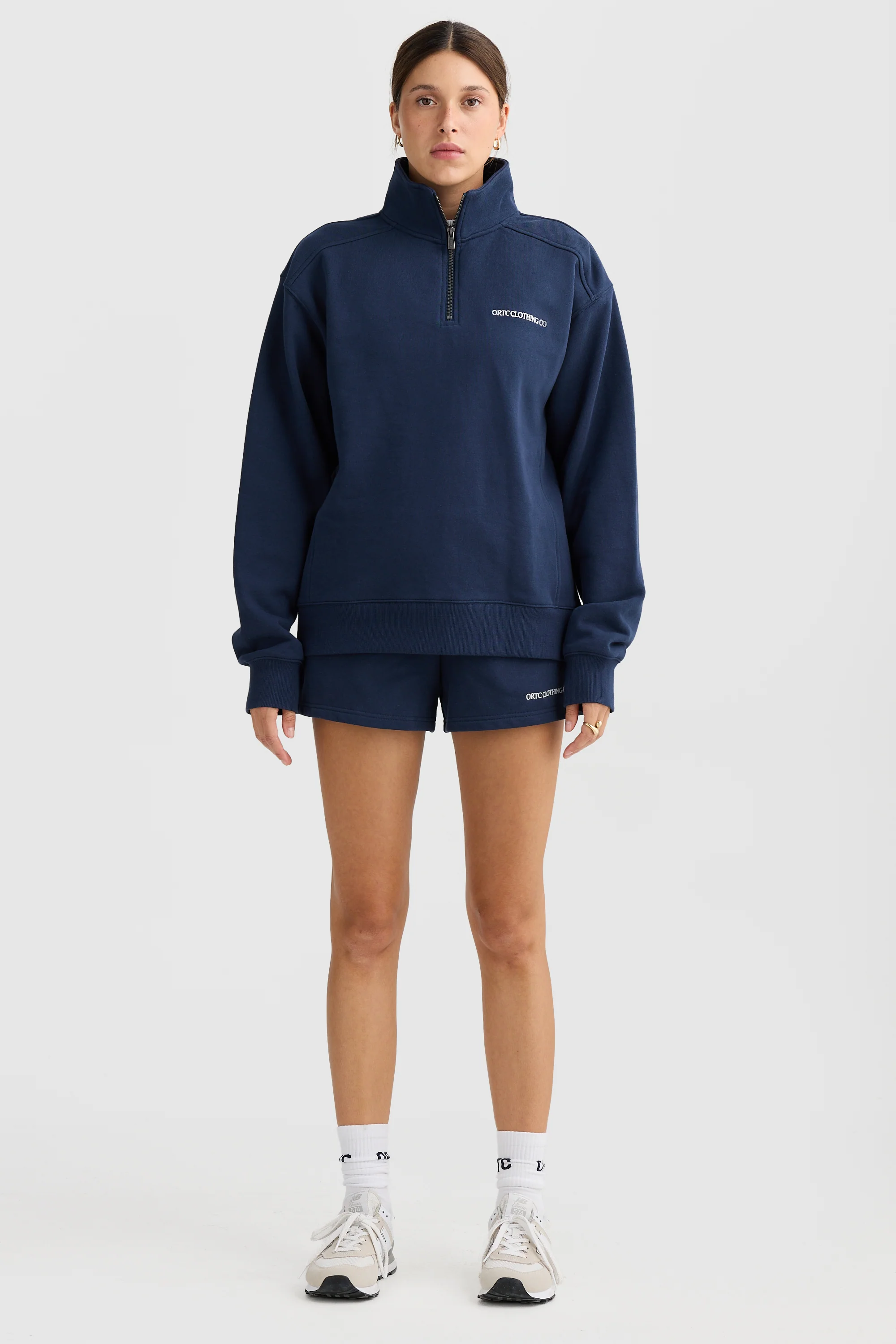 Lena Quarter Zip Navy - Image 5