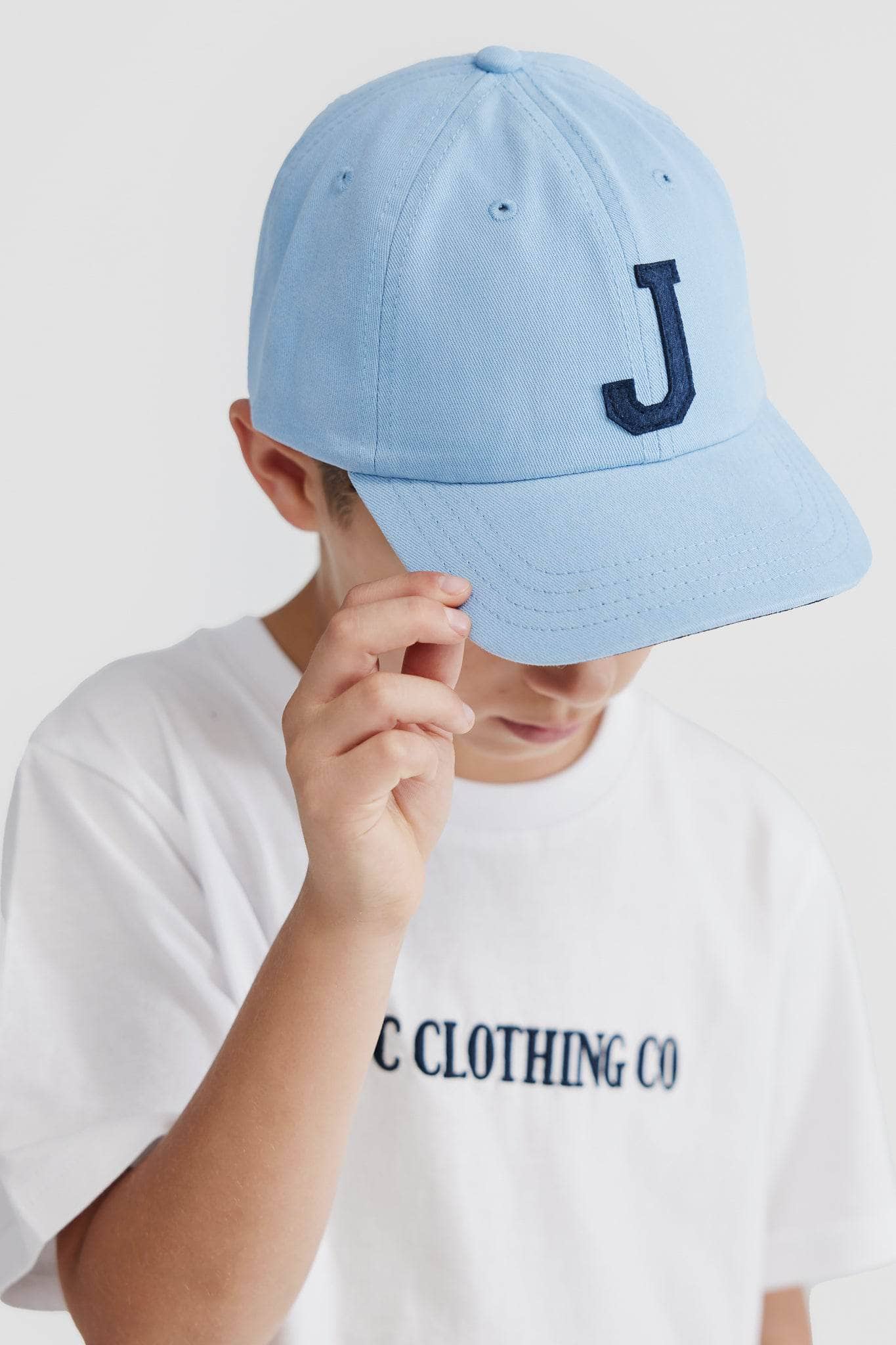 Jnr Letter Cap Blue - Image 2