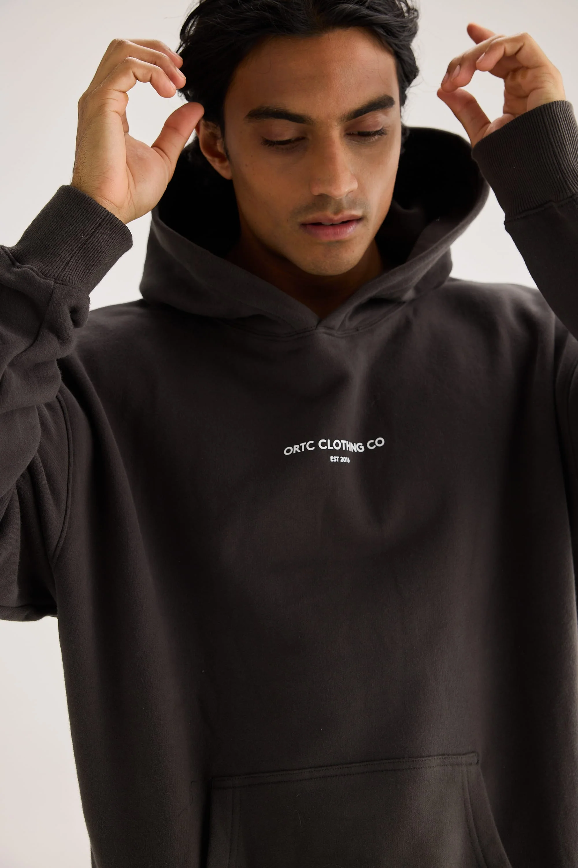 Logo Hoodie Charcoal - Image 2