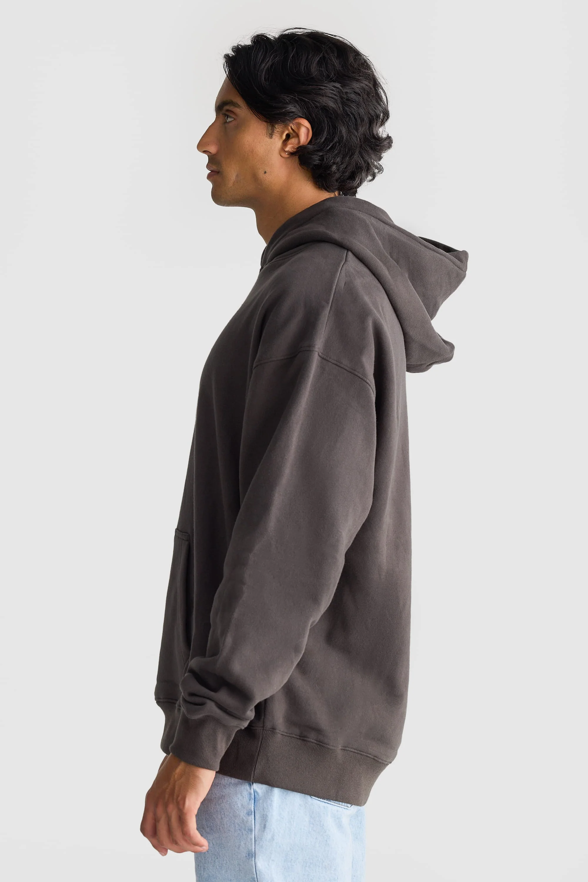 Logo Hoodie Charcoal - Image 3