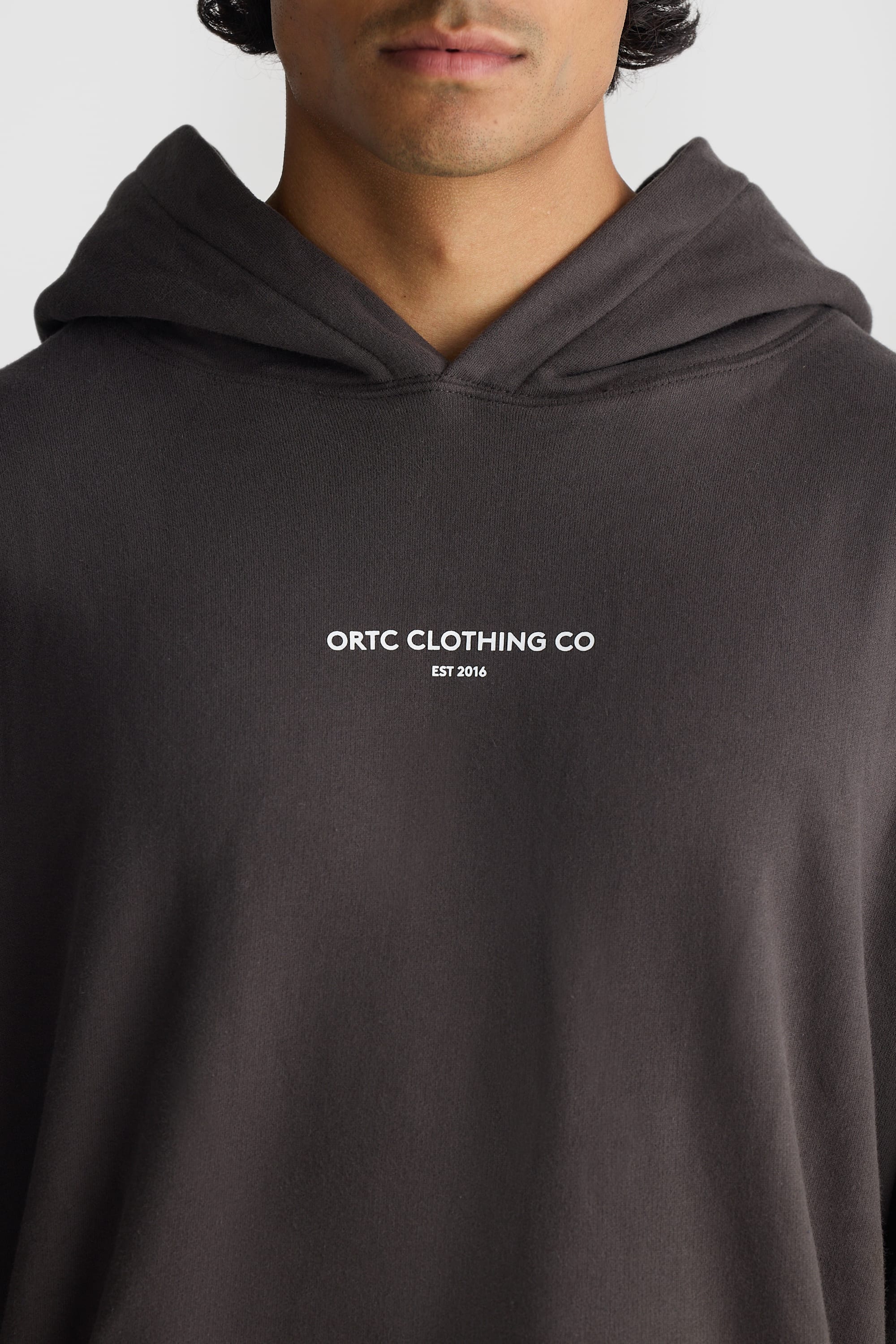 Logo Hoodie Charcoal - Image 5