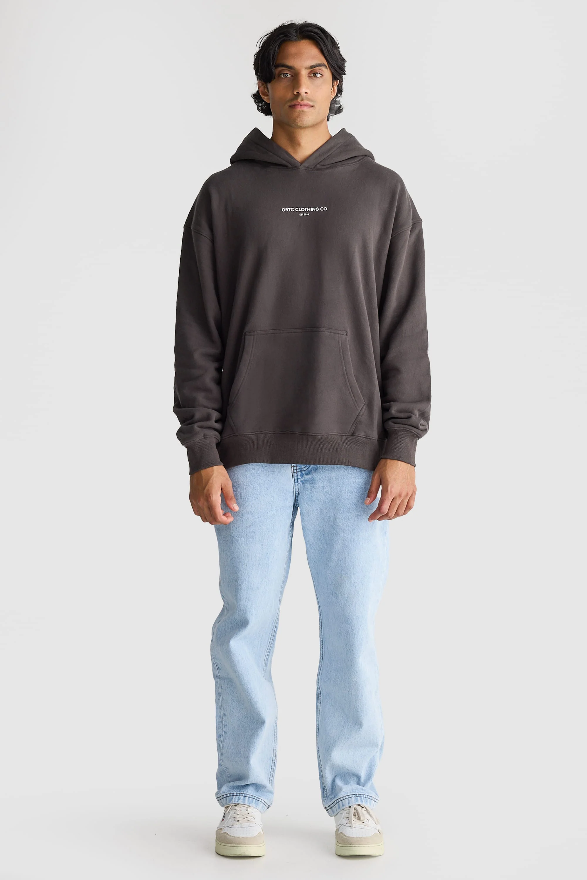 Logo Hoodie Charcoal - Image 6
