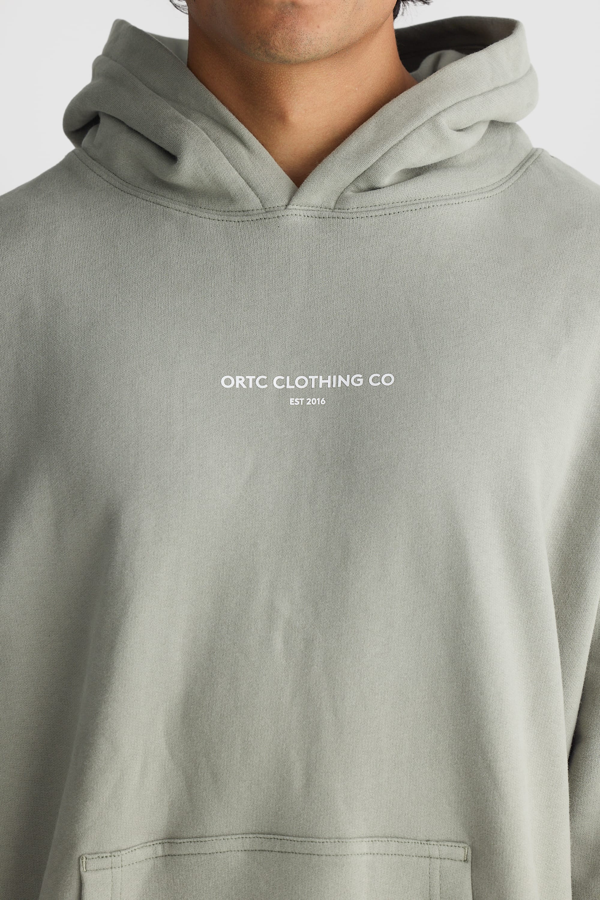 Logo Hoodie Olive - Image 5