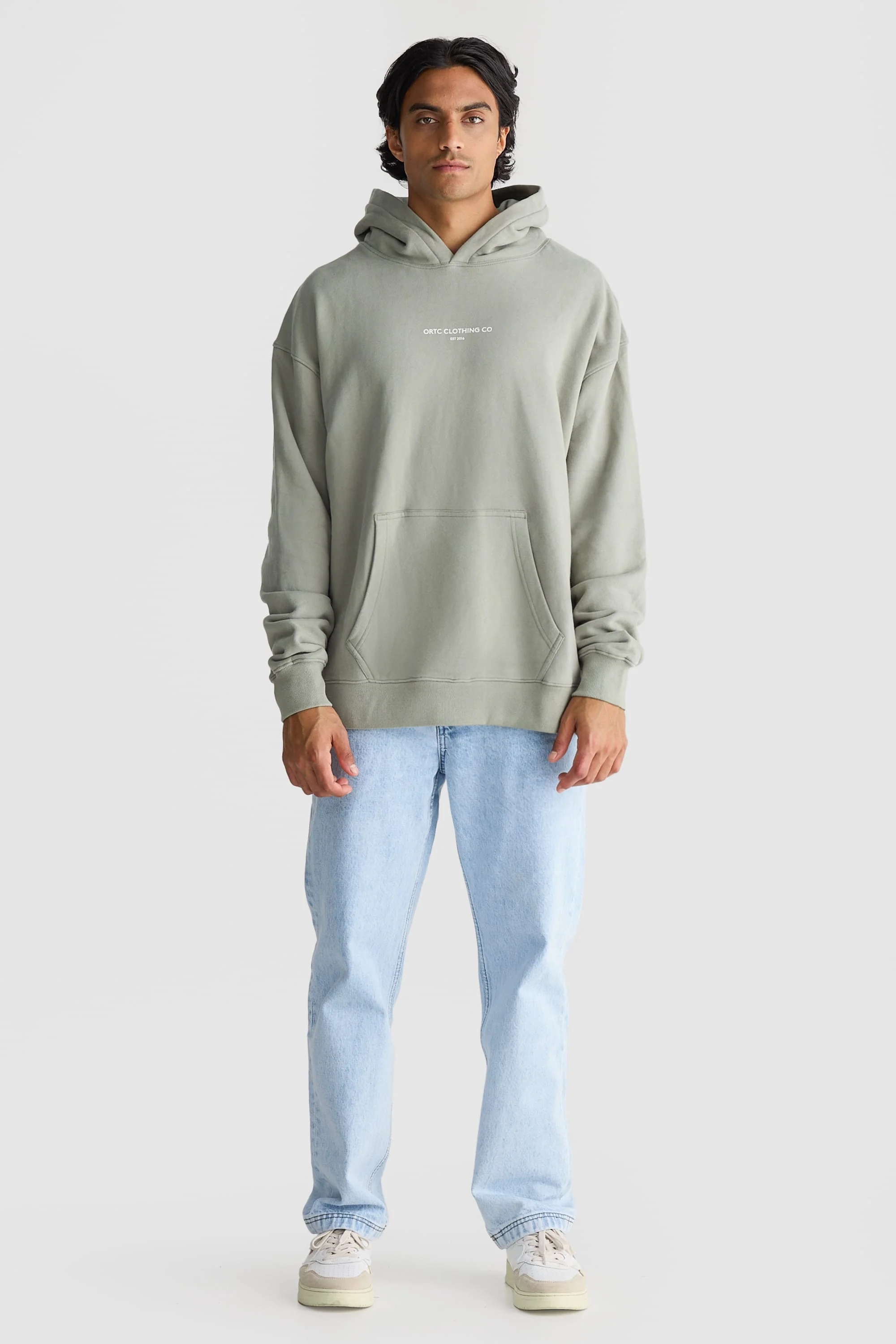 Logo Hoodie Olive - Image 6