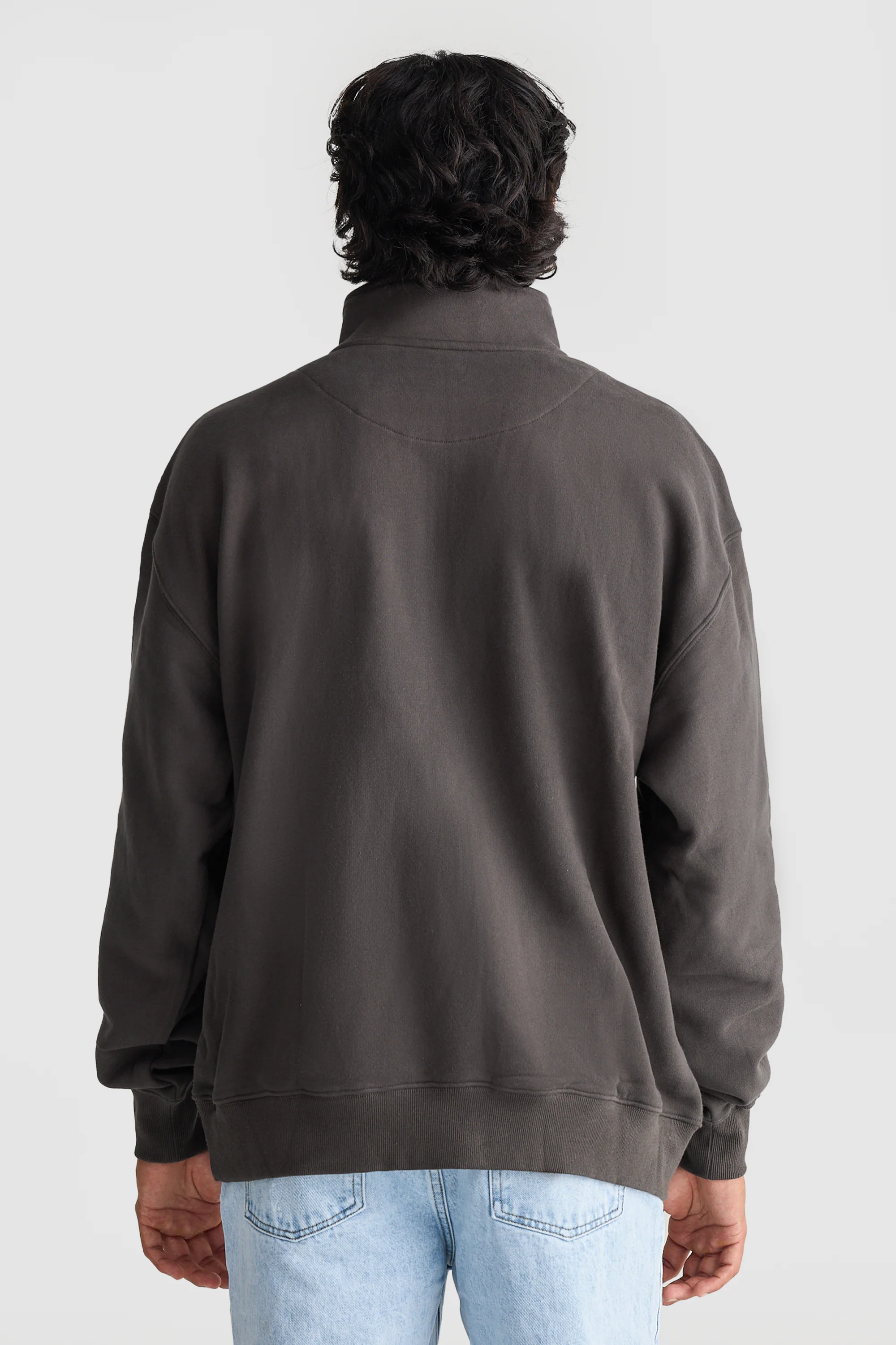 Logo Quarter Zip Charcoal - Image 5