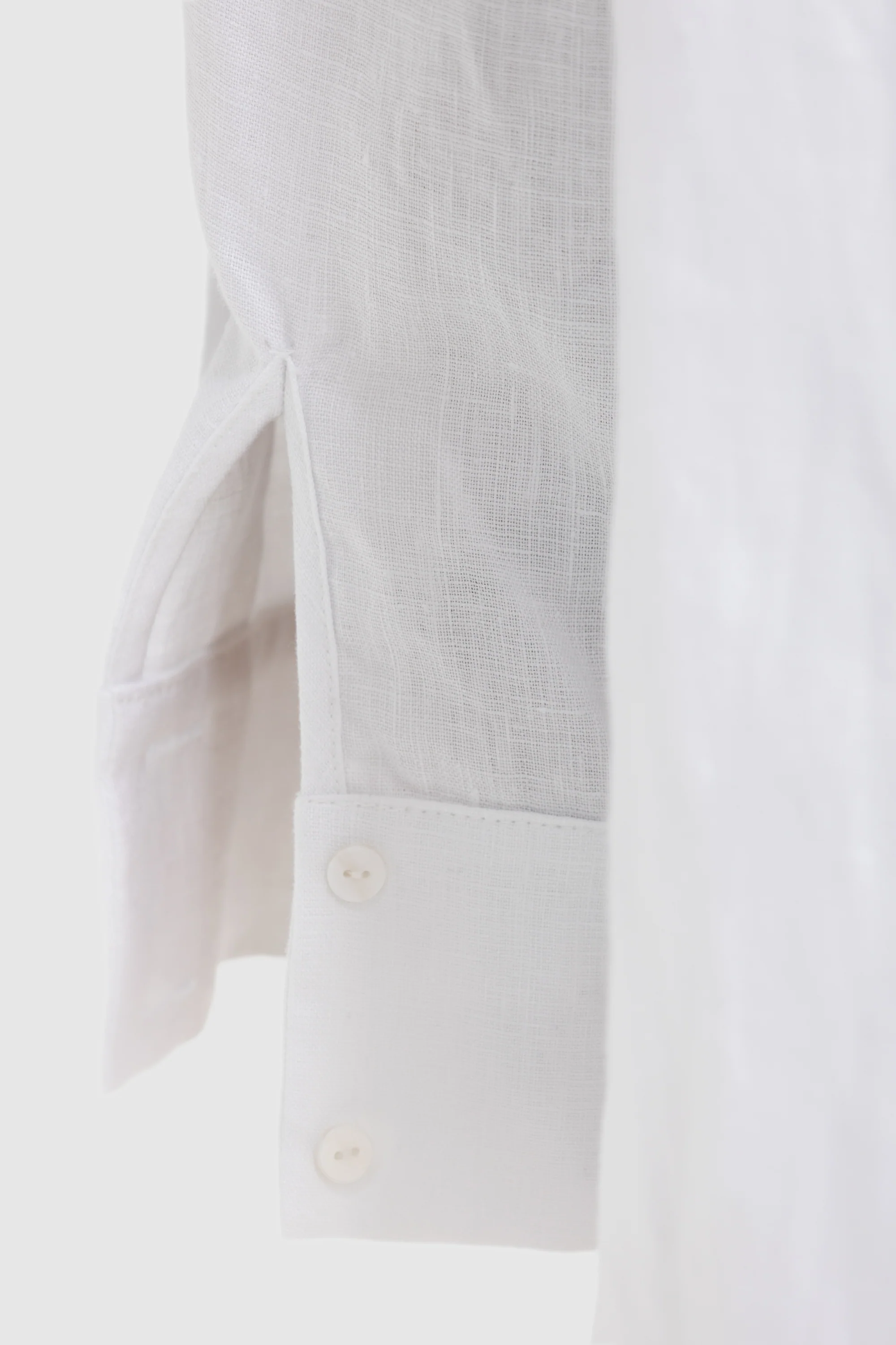 Luna Linen Shirt White - Image 5