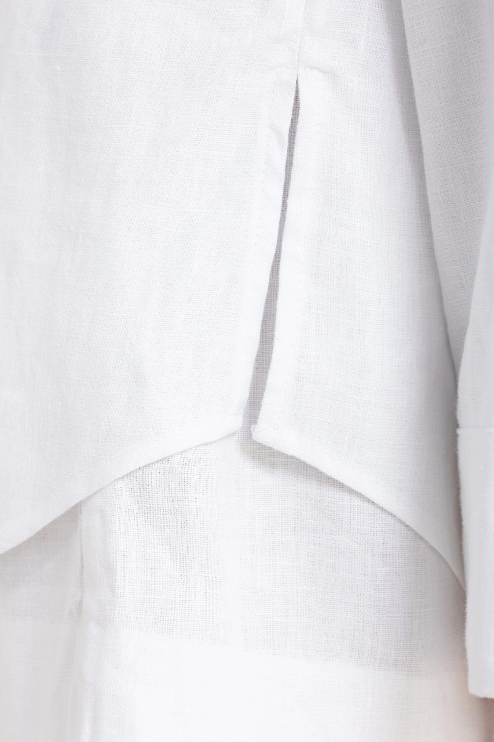 Luna Linen Shirt White - Image 7