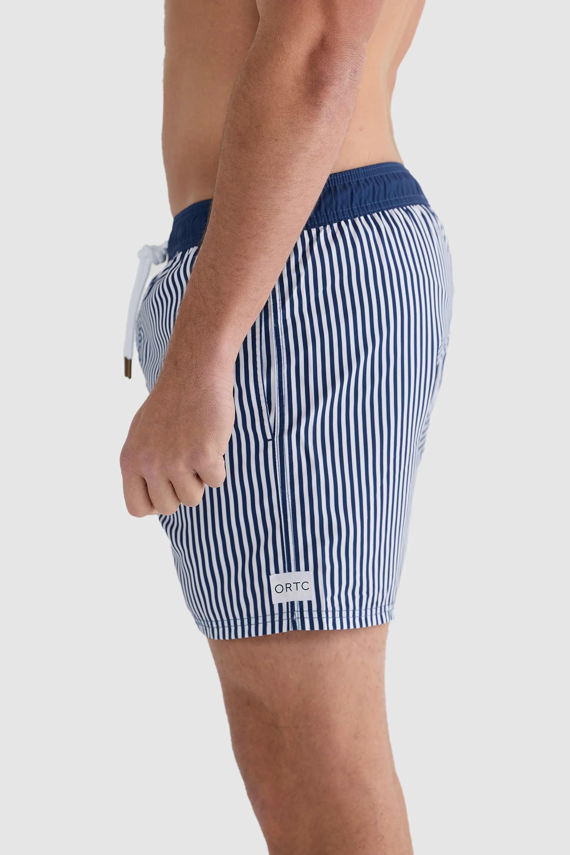 Manly Navy Swim Shorts - Image 3
