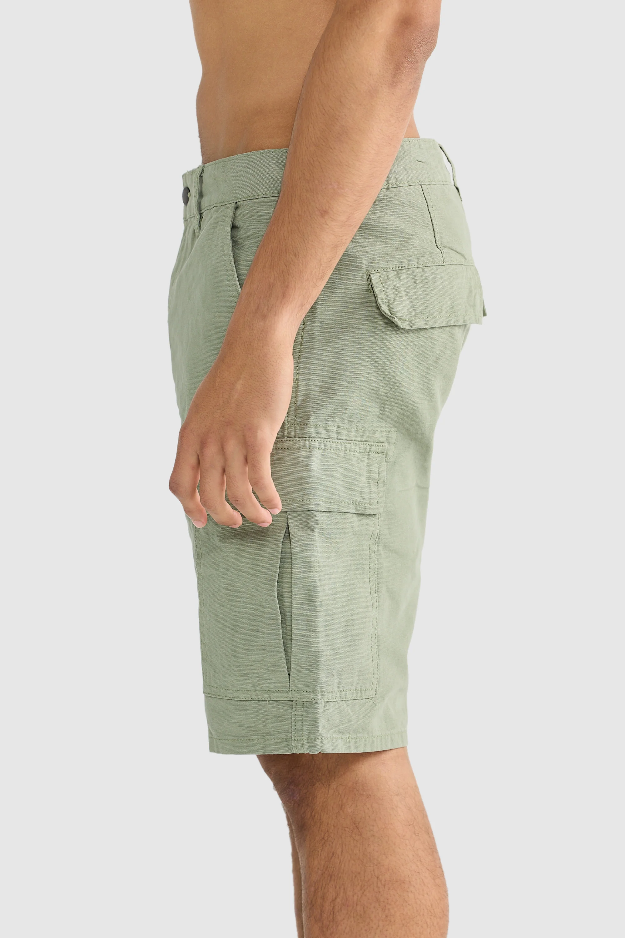 Cargo Shorts Olive - Image 5