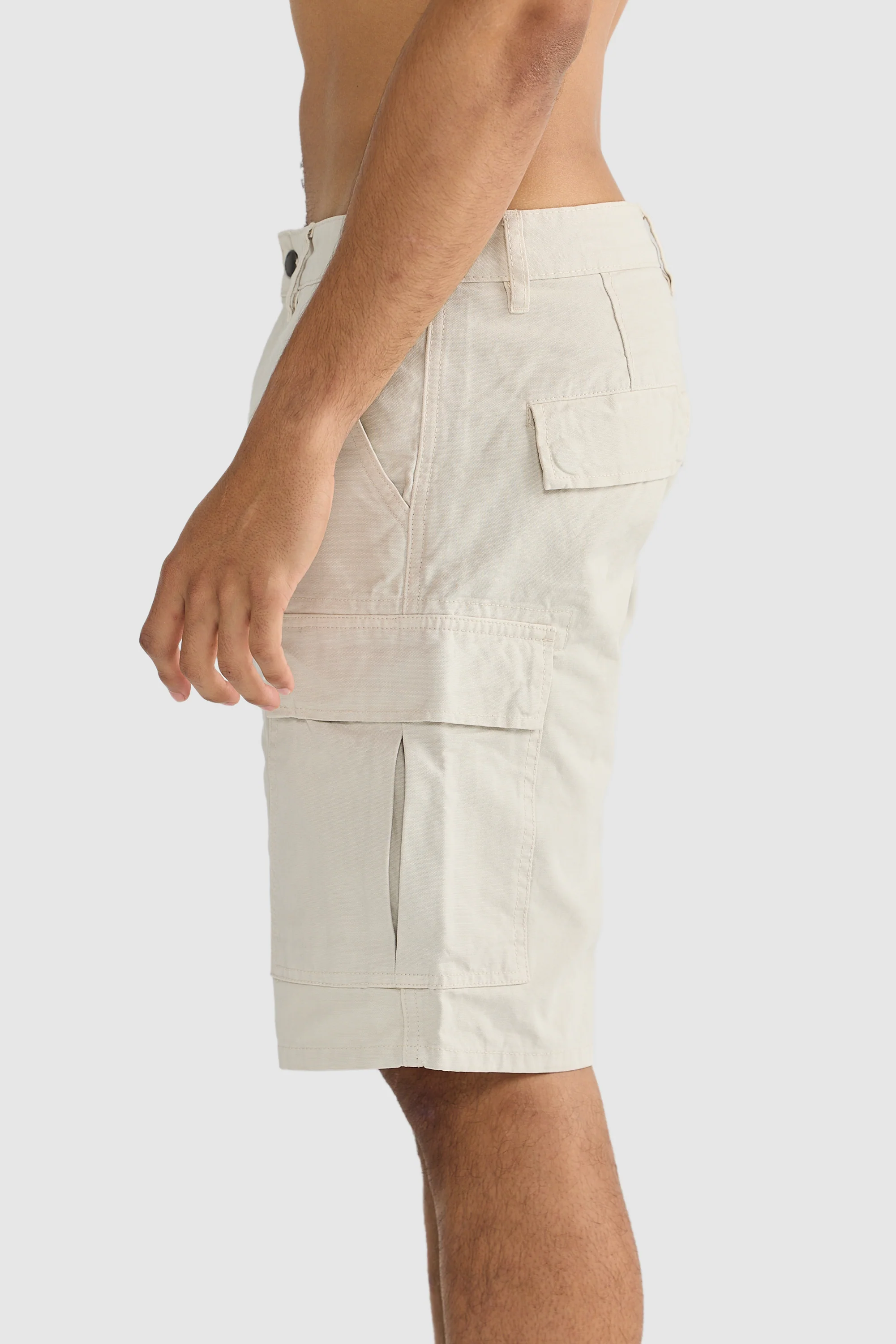 Cargo Shorts Stone - Image 5