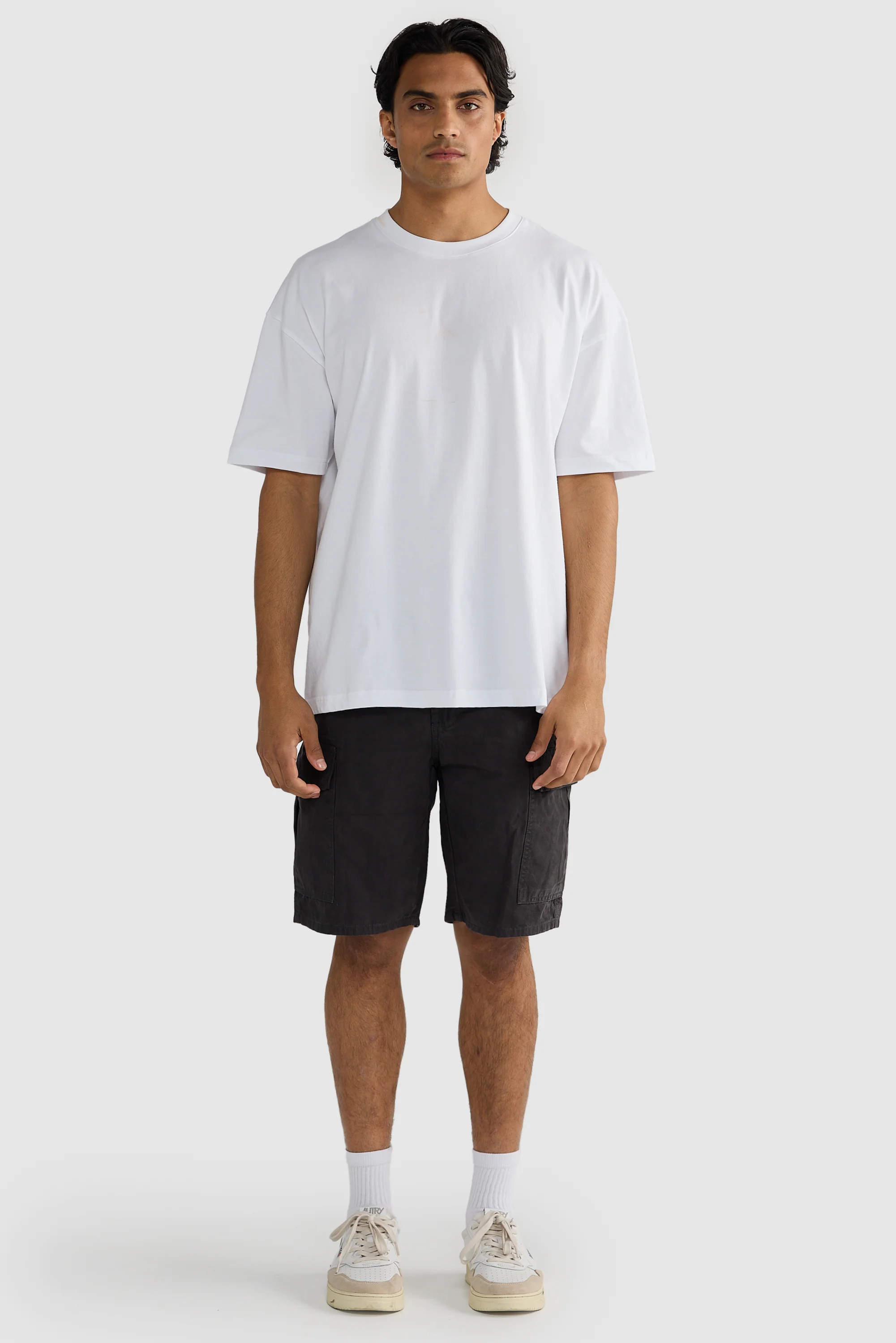 Cargo Shorts Washed Black