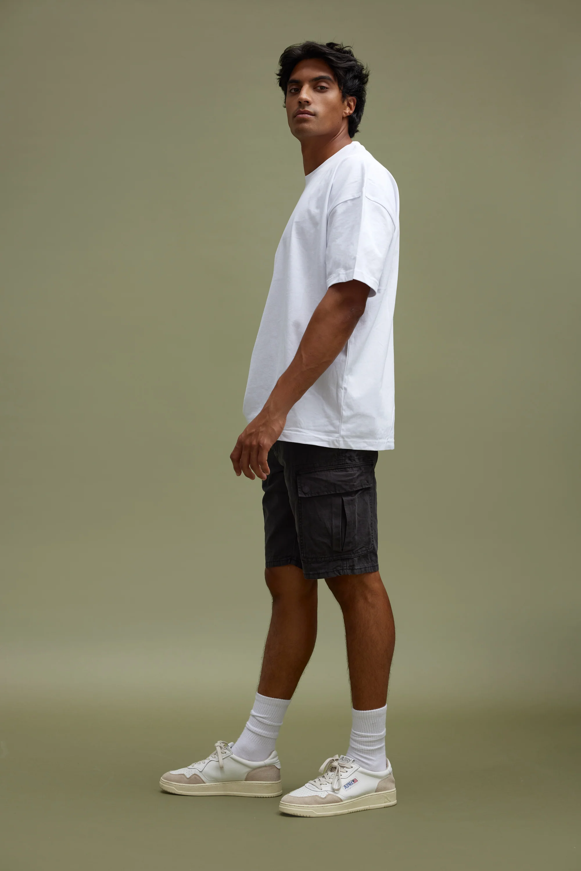 Cargo Shorts Washed Black - Image 2