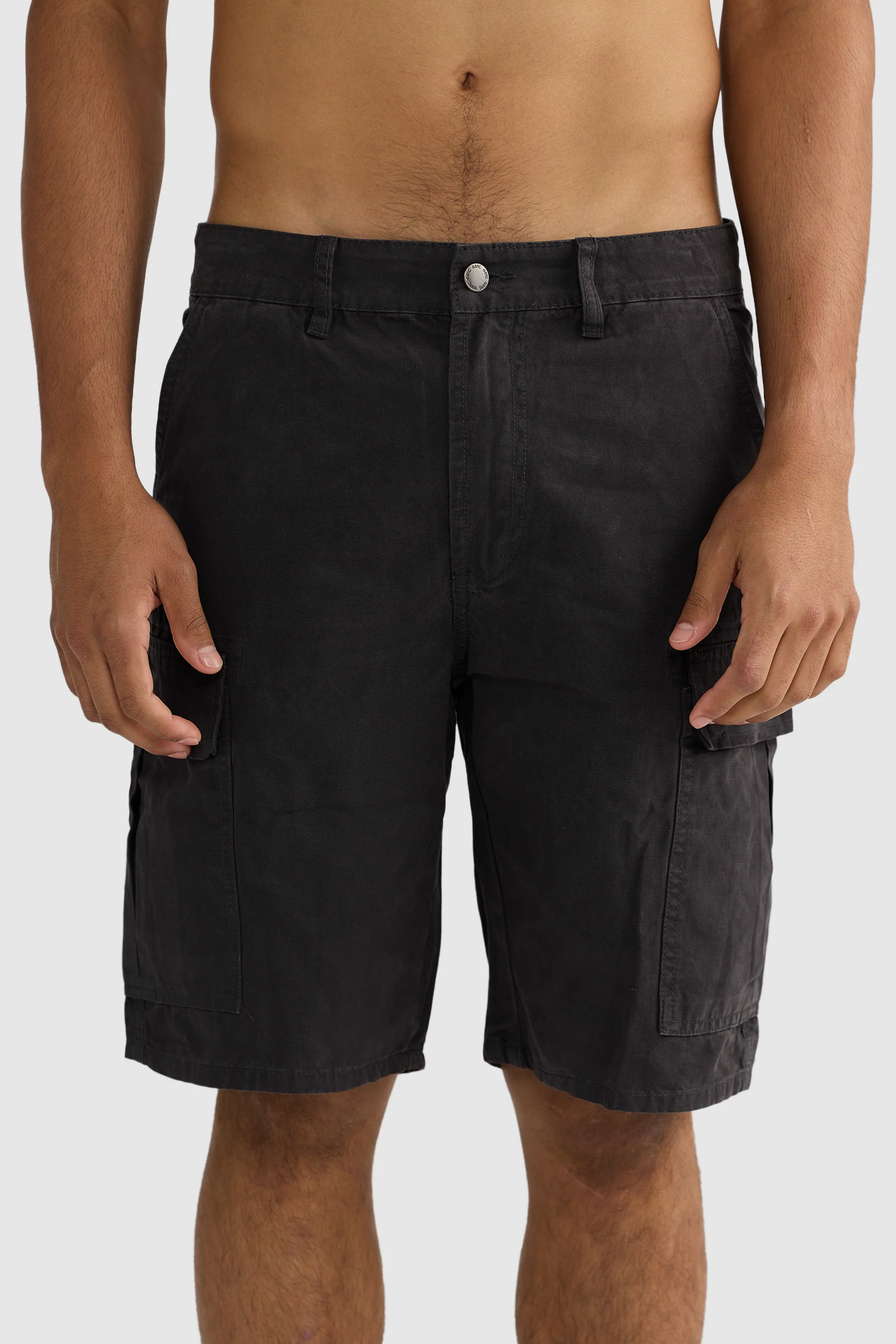 Cargo Shorts Washed Black - Image 3
