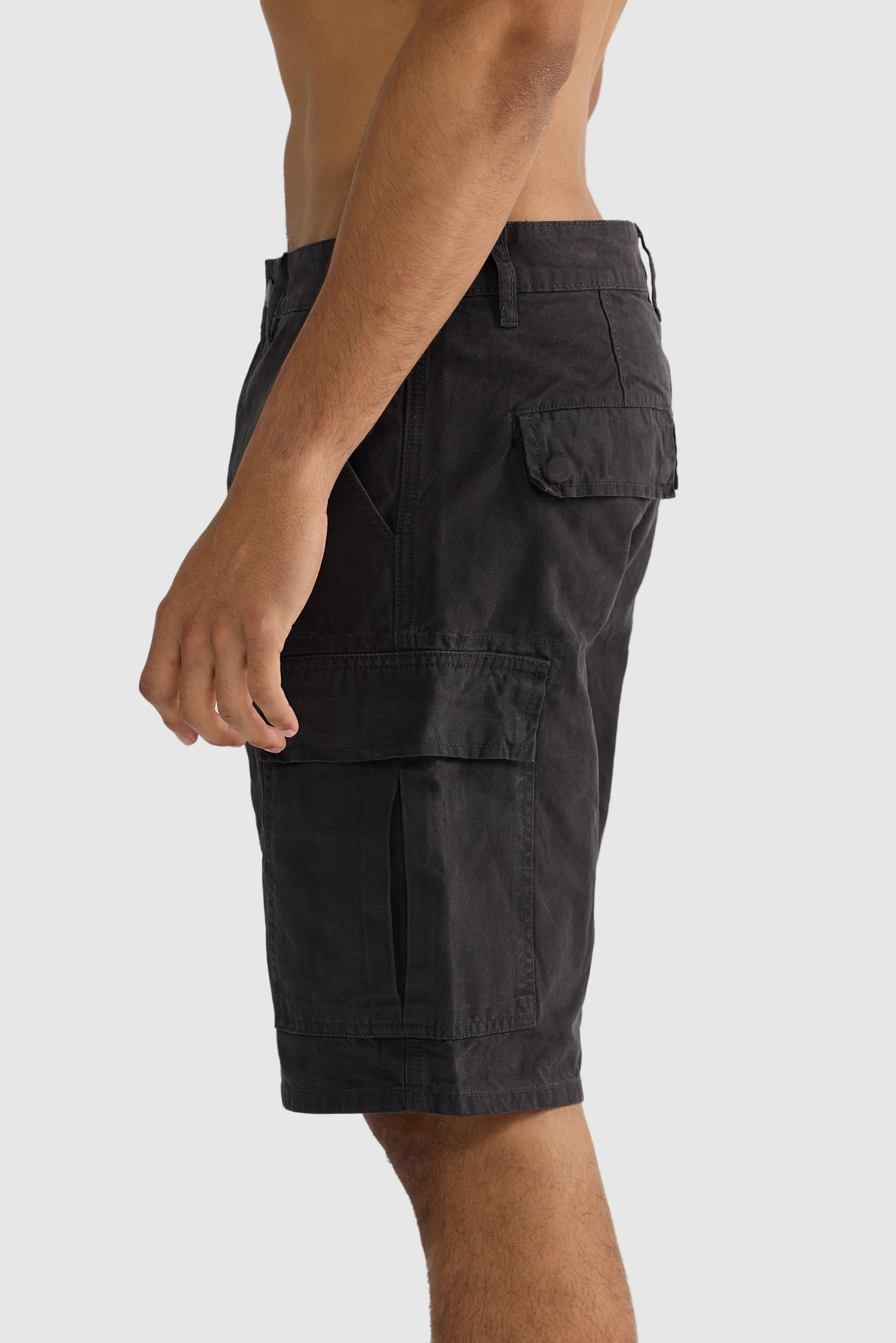 Cargo Shorts Washed Black - Image 5
