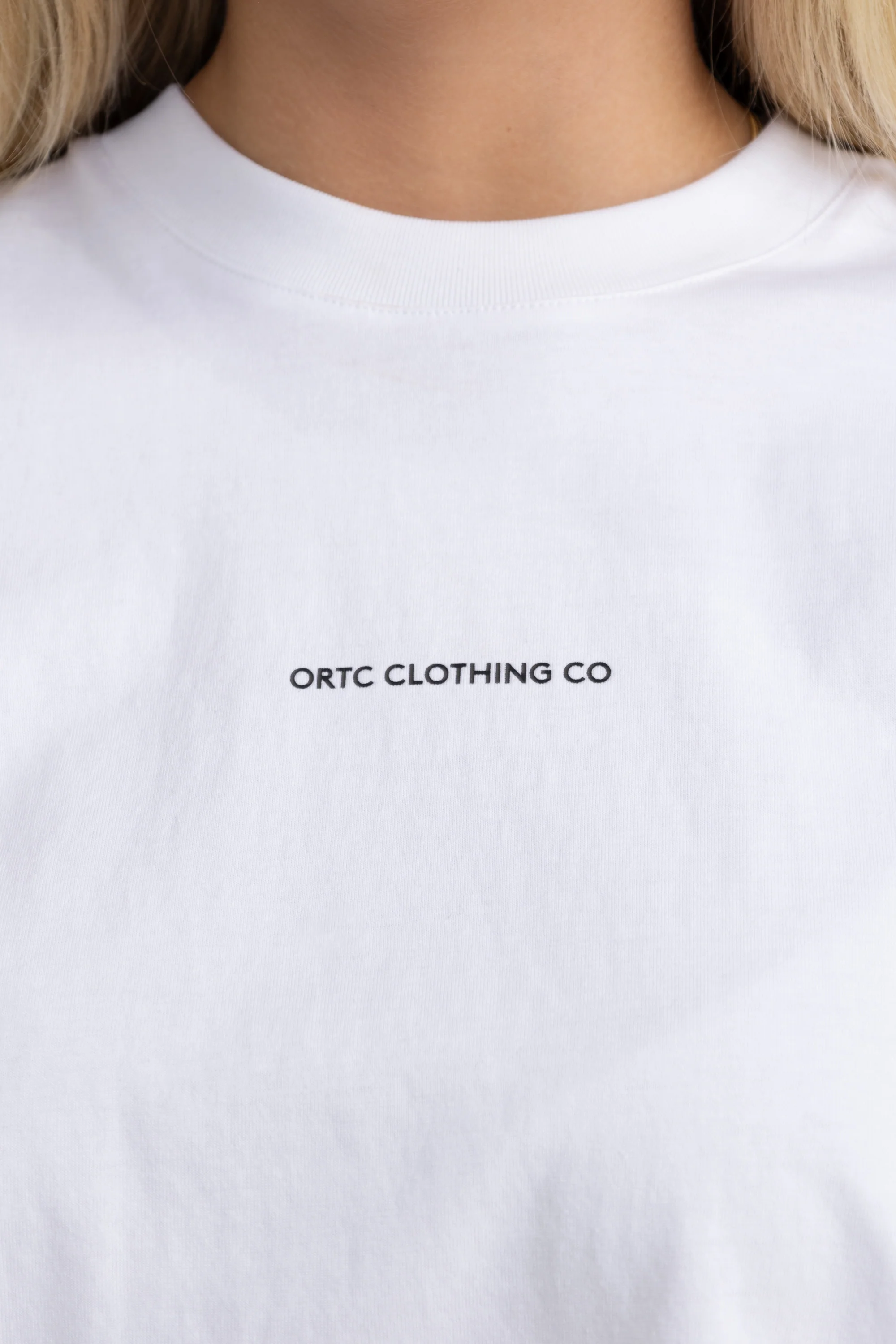 Oversized Logo T Shirt White - Image 2