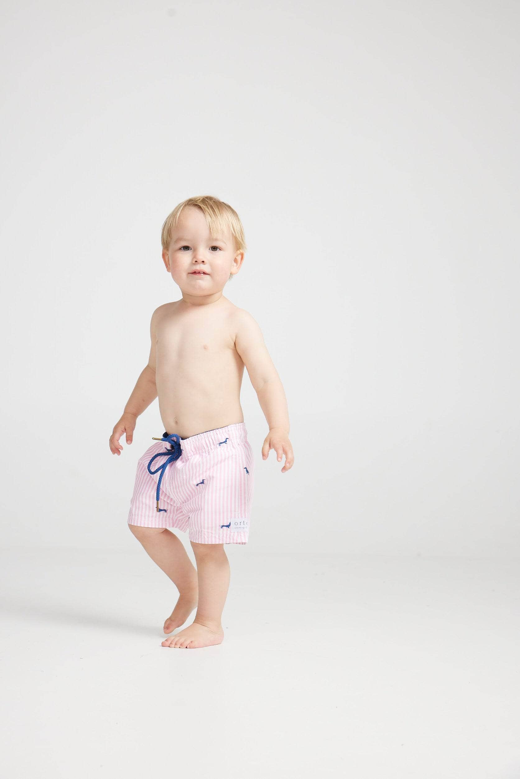Jnr Pennington Pink Swim Shorts - Image 2