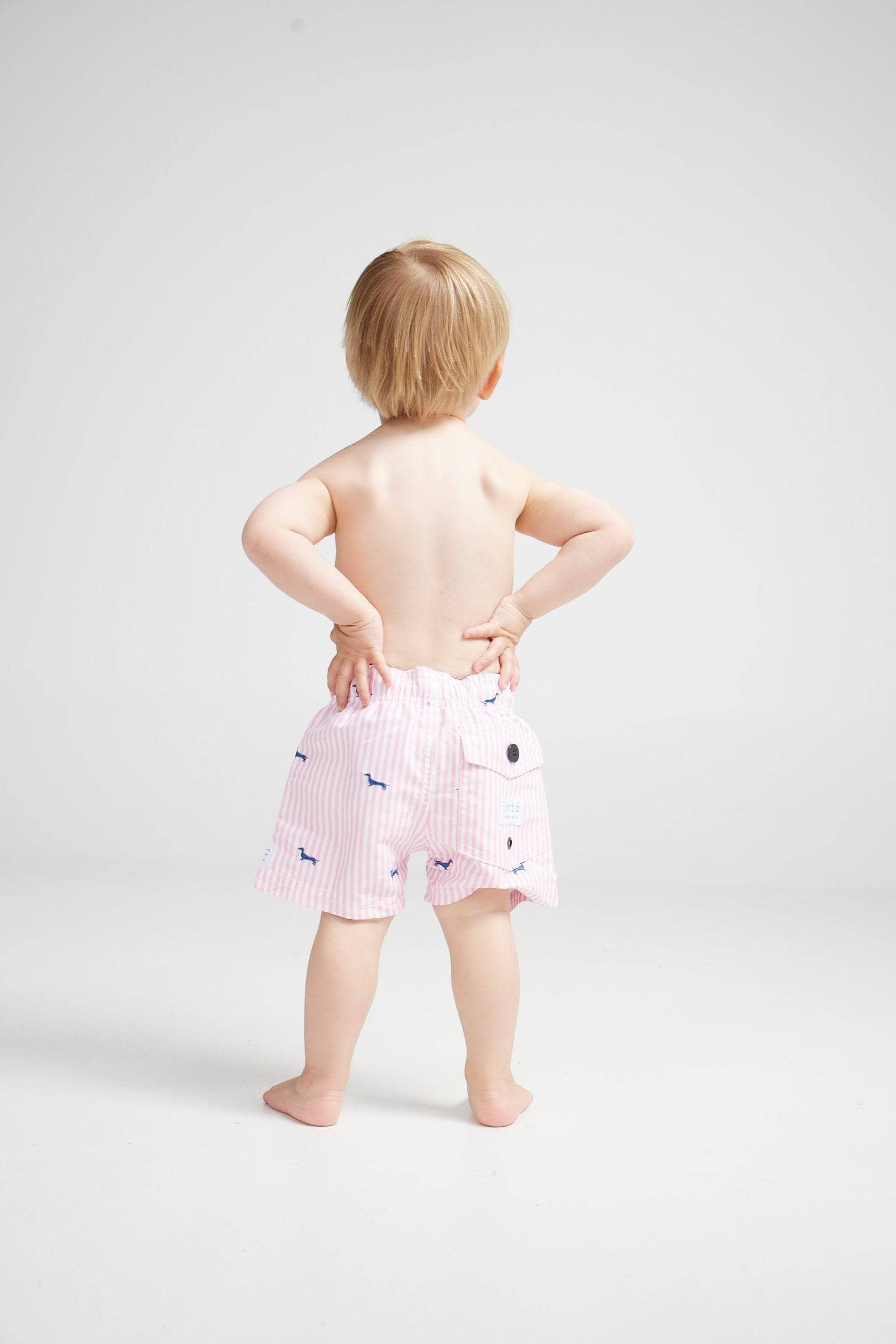 Jnr Pennington Pink Swim Shorts - Image 3