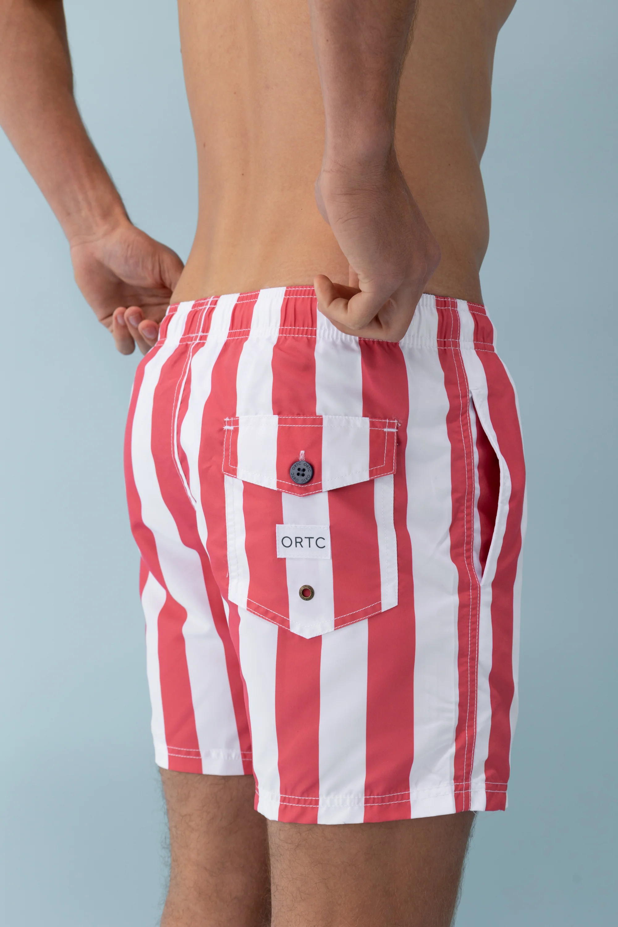 Portsea Red Swim Shorts - Image 2