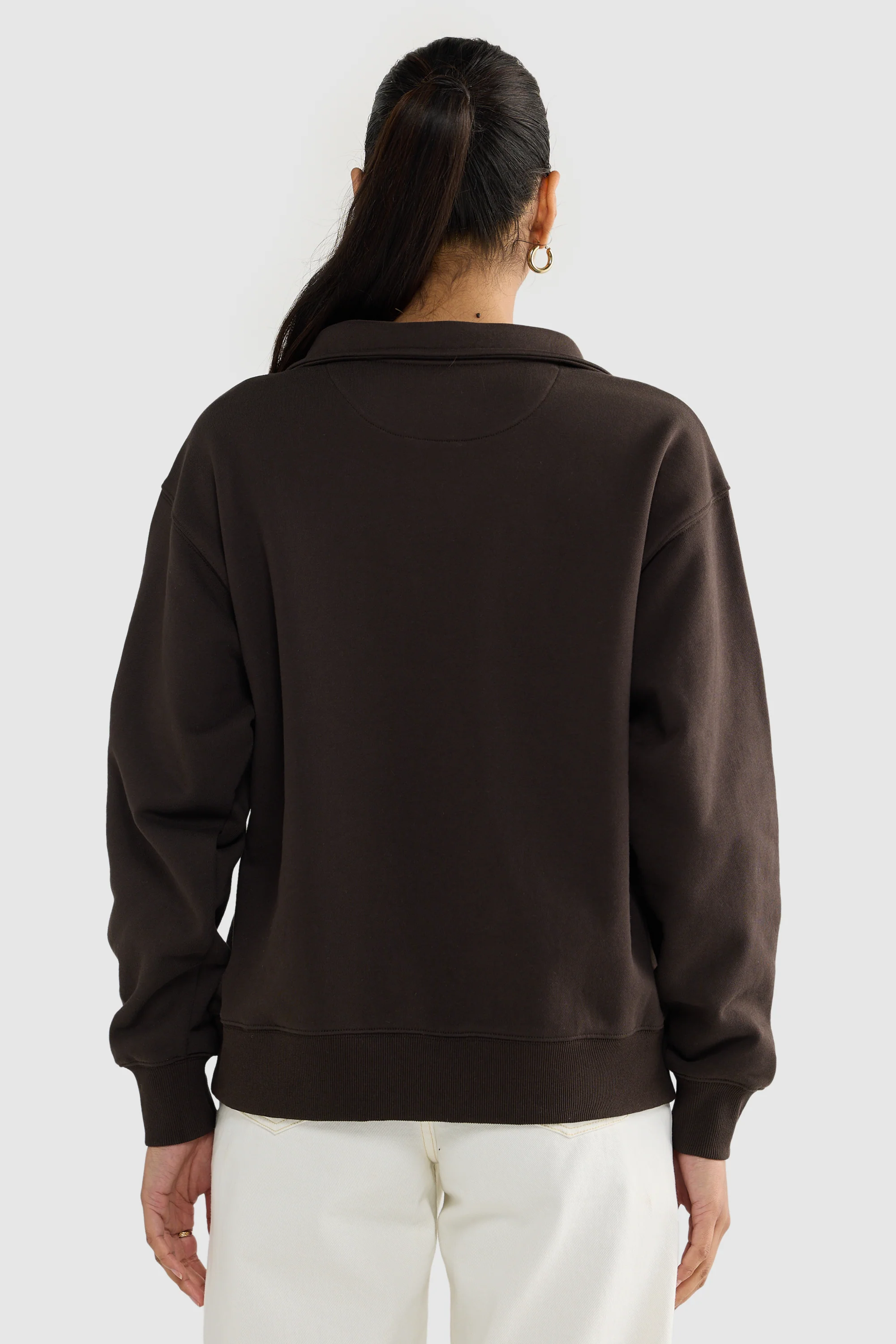 Quarter Zip Carob - Image 4