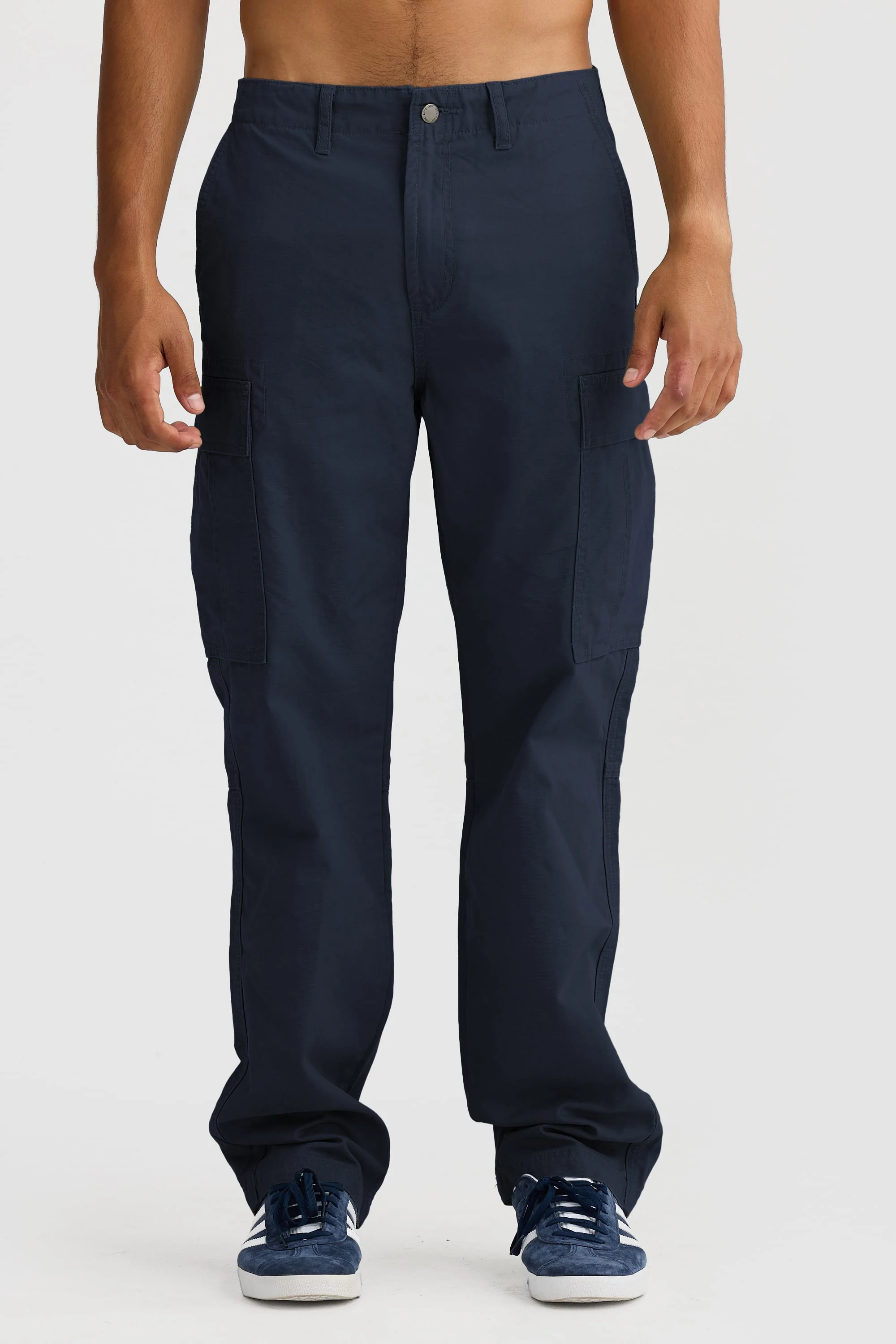 Relaxed Cargo Pants Navy - Image 6