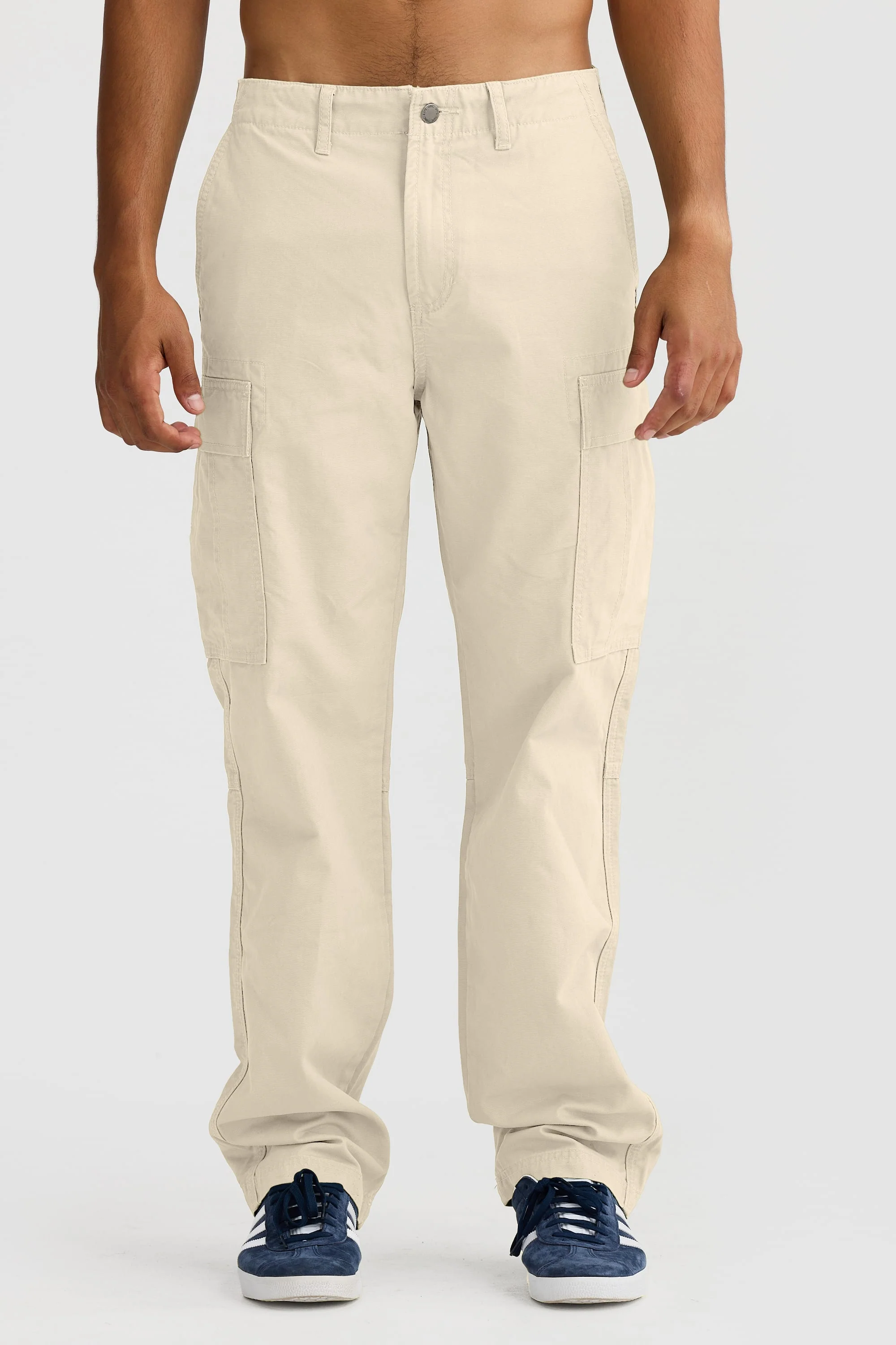 Relaxed Cargo Pants Stone - Image 7