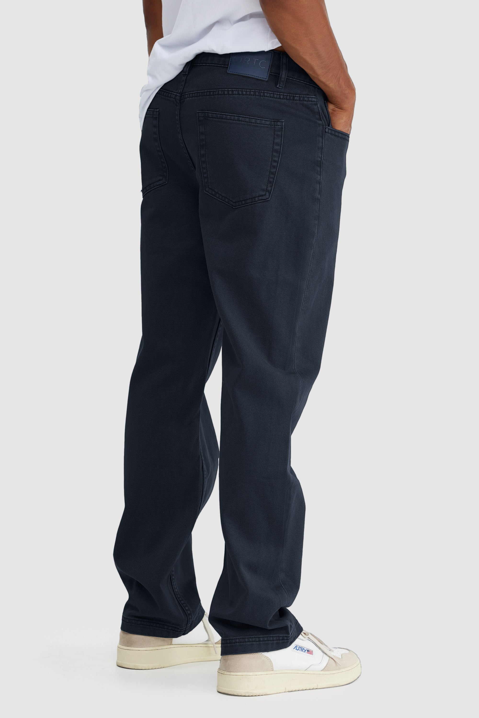 Relaxed Twill Pants Navy - Image 7
