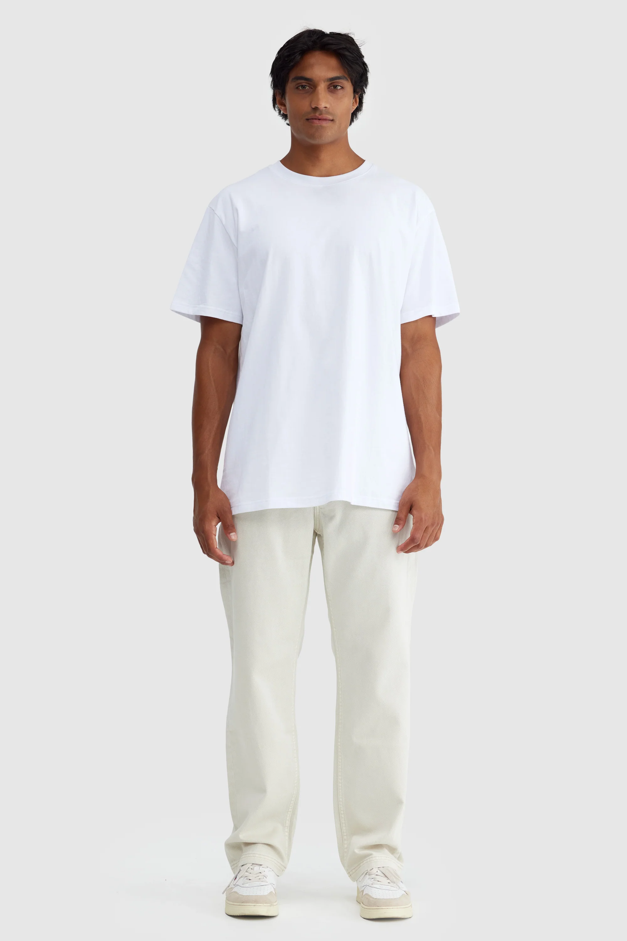 Relaxed Twill Pants Stone