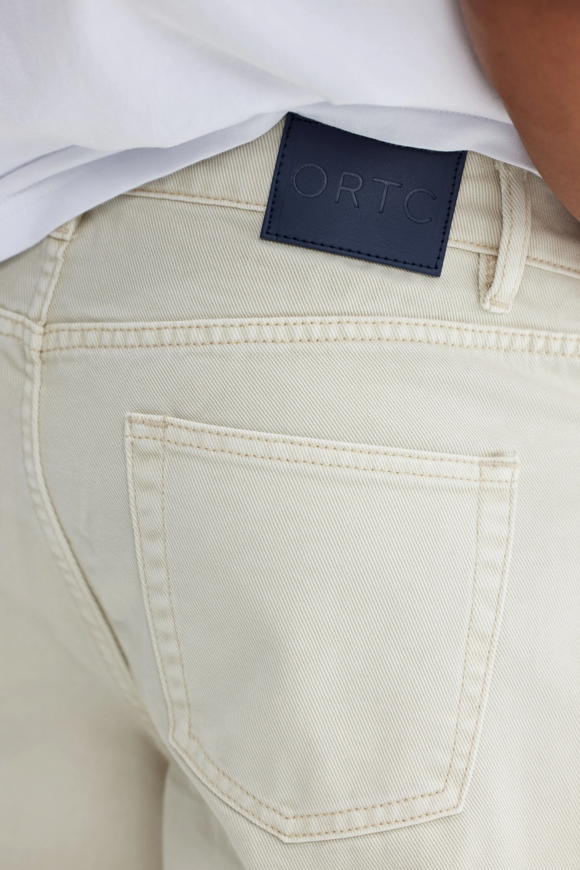 Relaxed Twill Pants Stone - Image 8