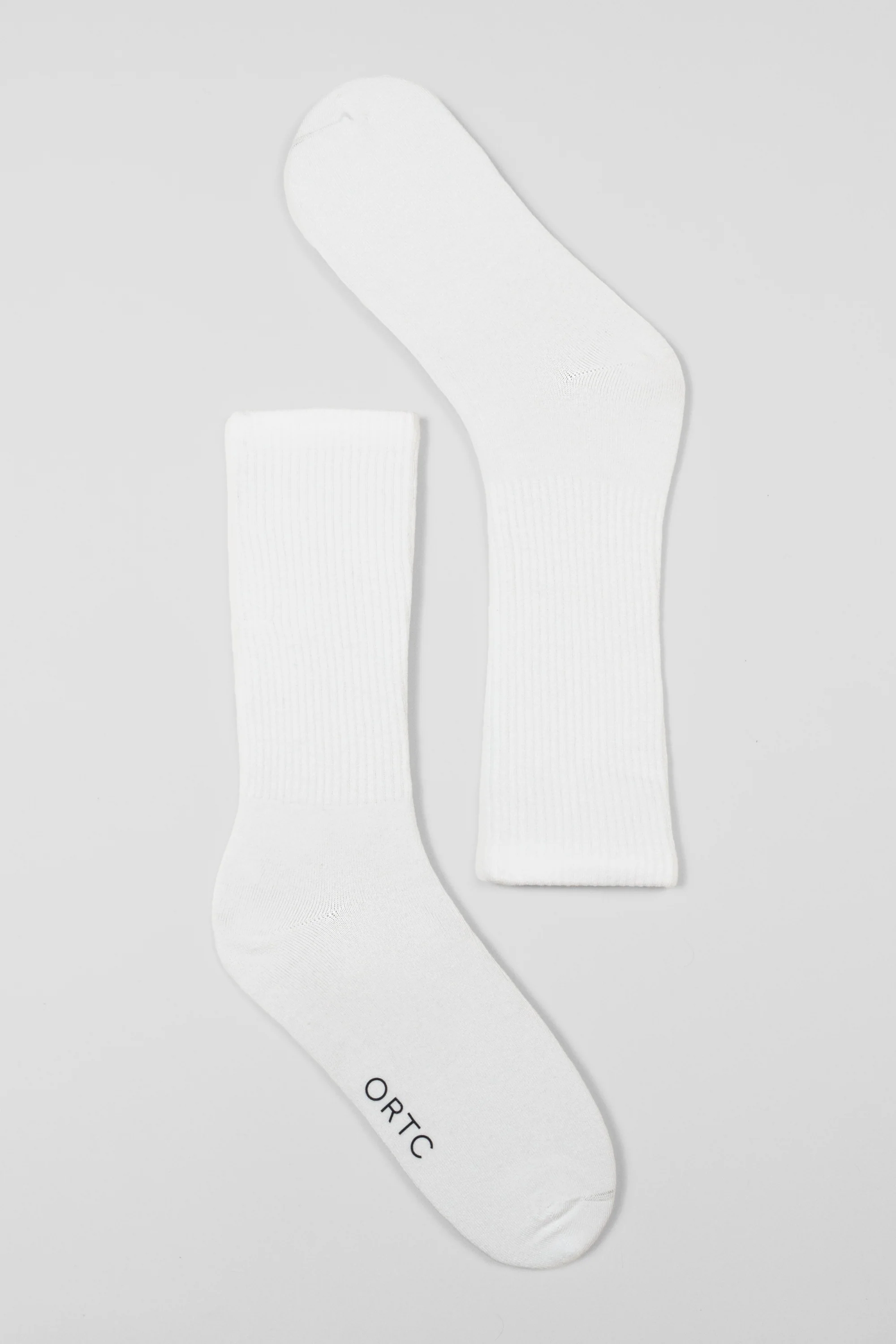 Ribbed Sock White